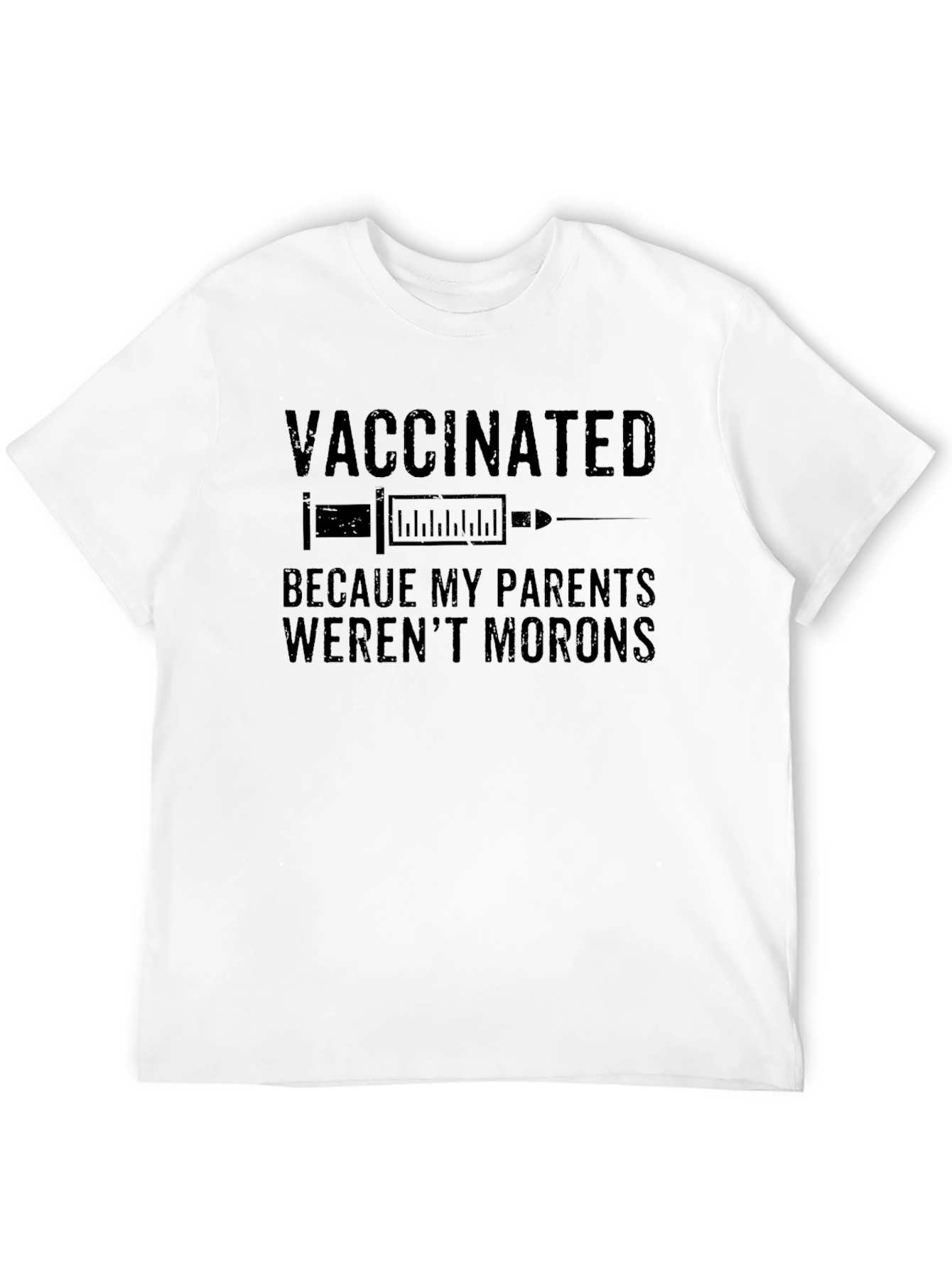 Vaccinated Adult T-Shirt: Smart Parents Design