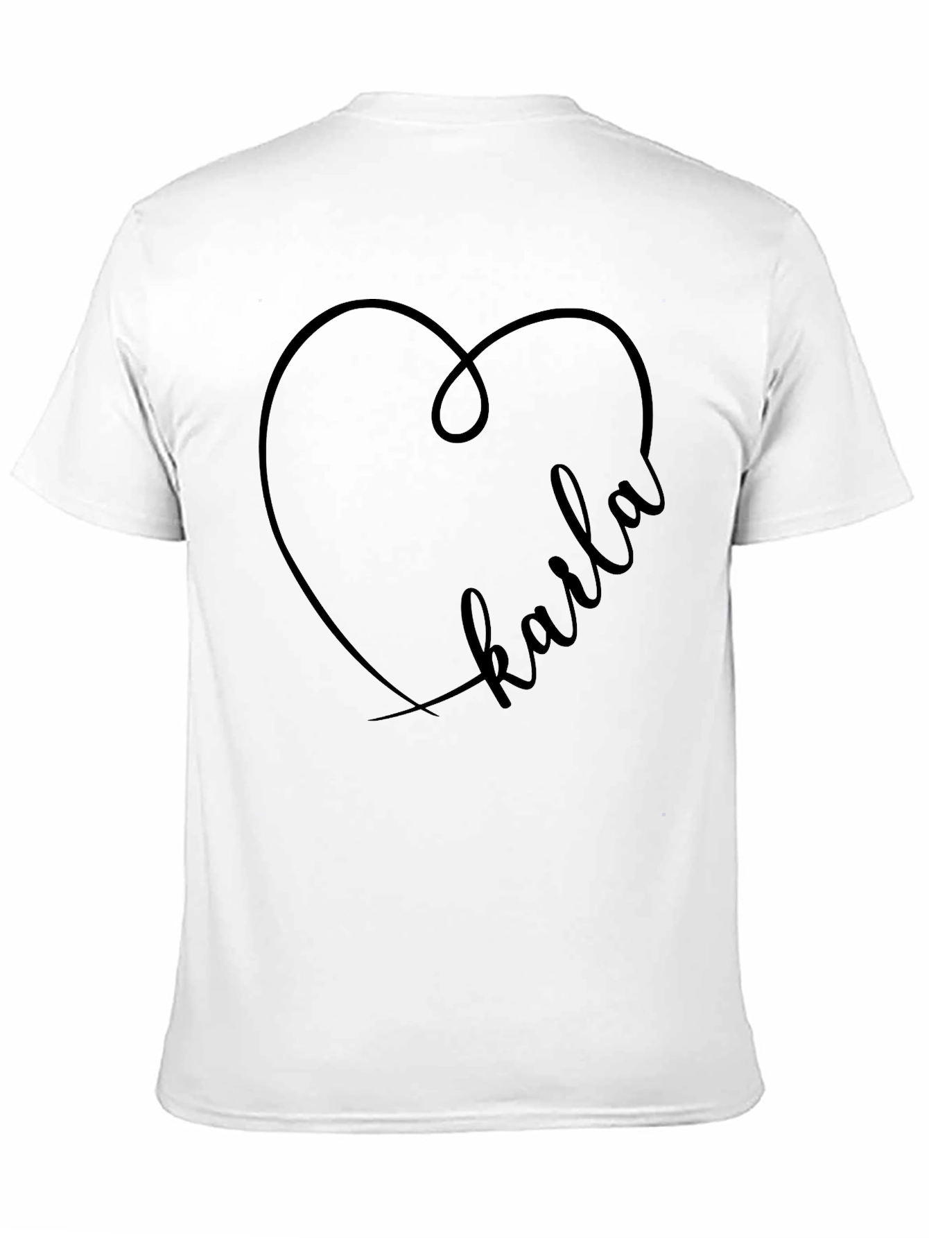 Karla Heart Graphic Tee - Trendy Custom Design