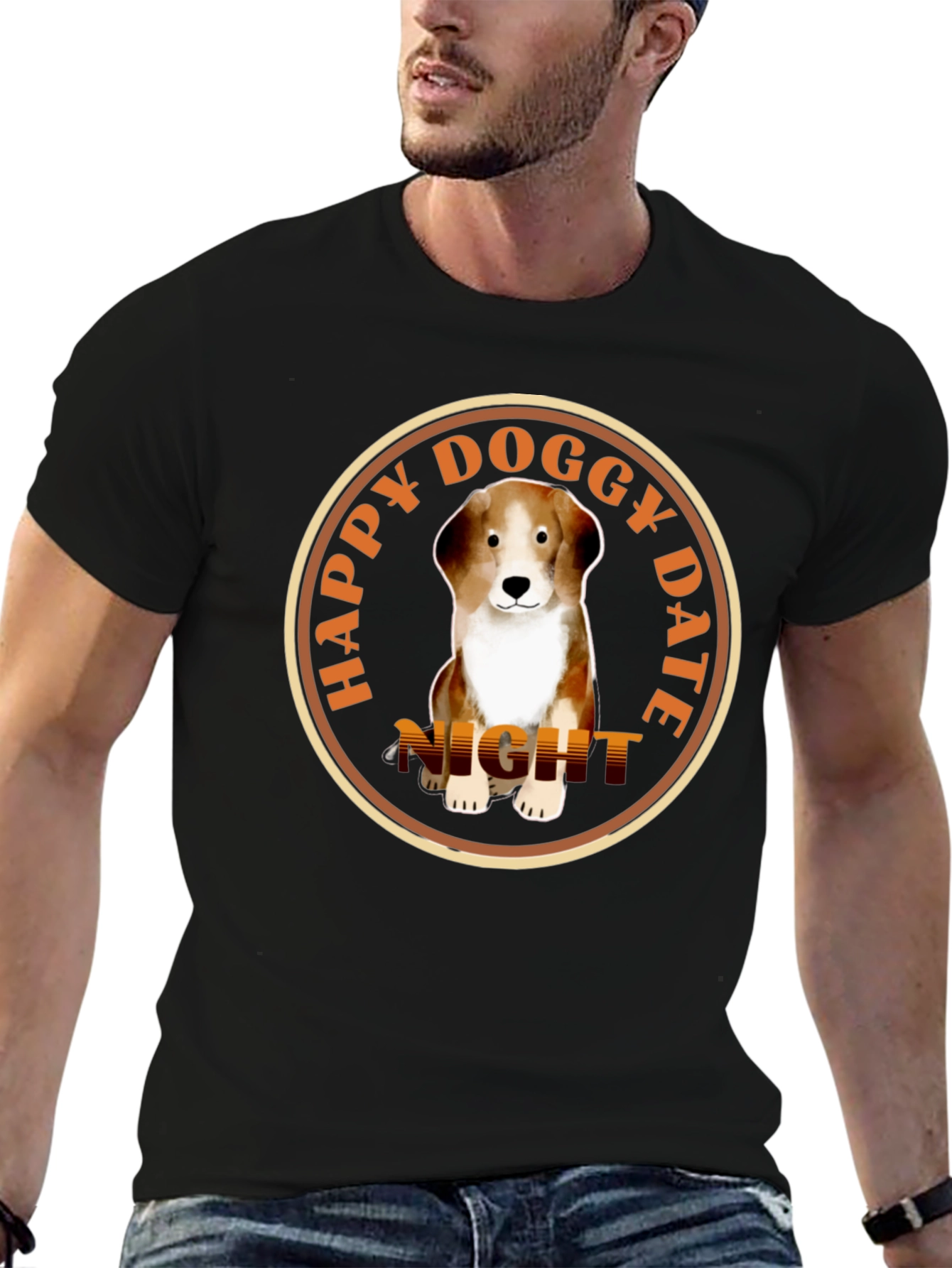 Happy Doggy Date Night T-Shirt