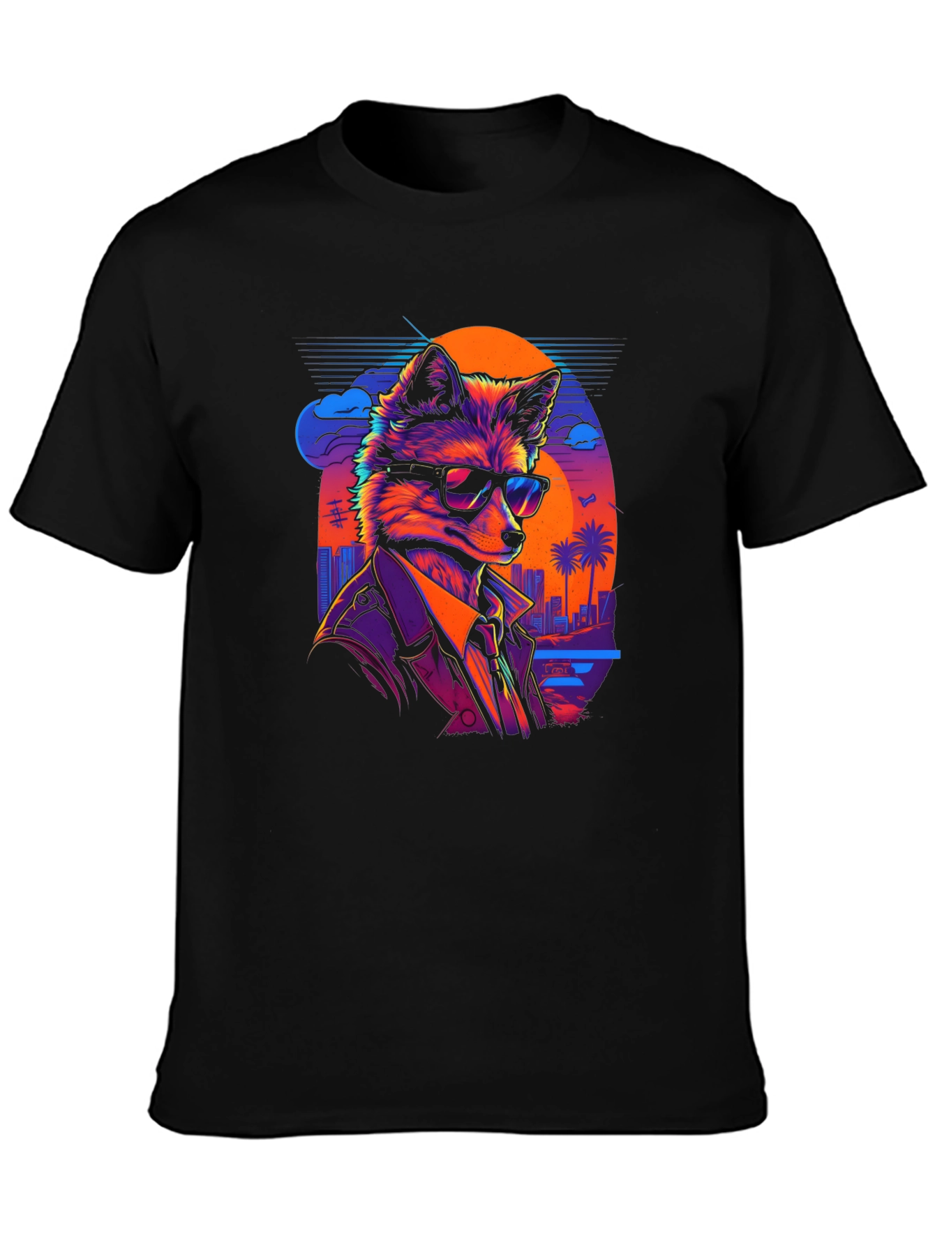 Fox in Shades Graphic T-Shirt