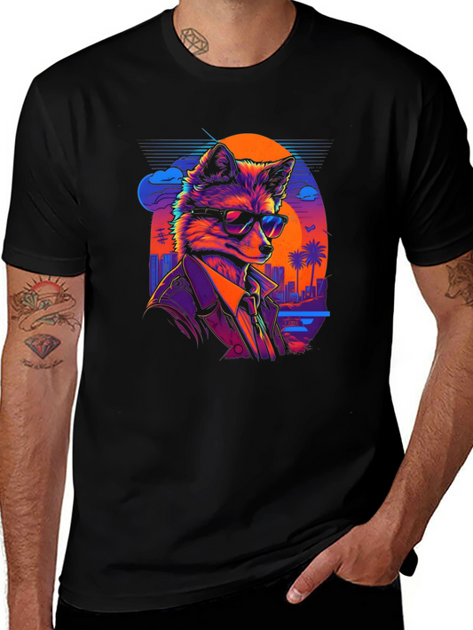 Fox in Shades Graphic T-Shirt