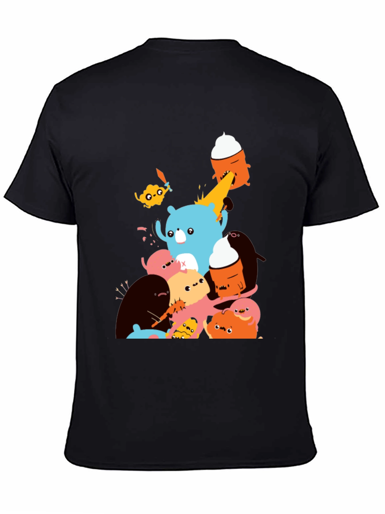 Monster Mash Graphic Tee - Soft Cotton Crew Neck