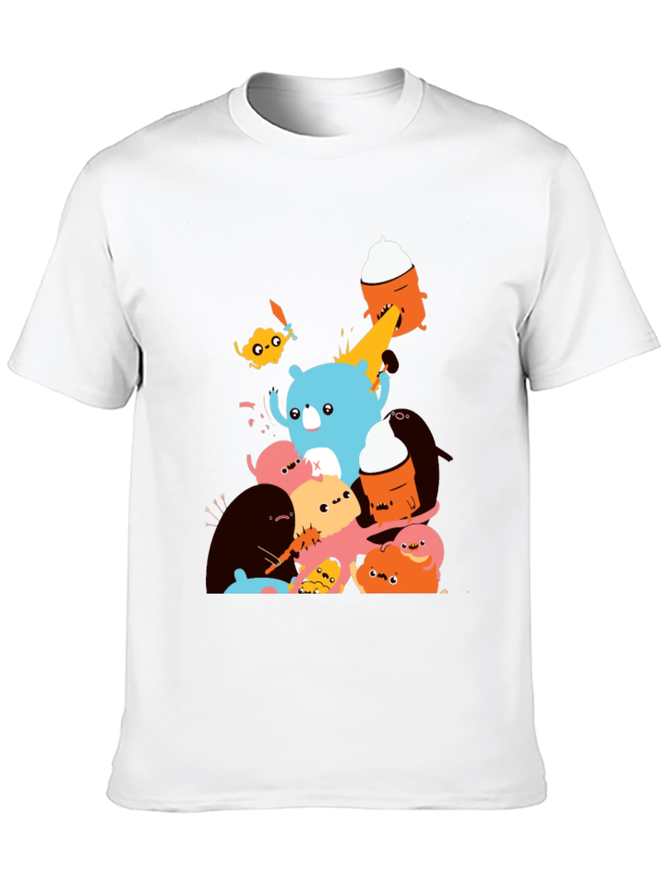 Monster Mash Graphic Tee - Soft Cotton Crew Neck