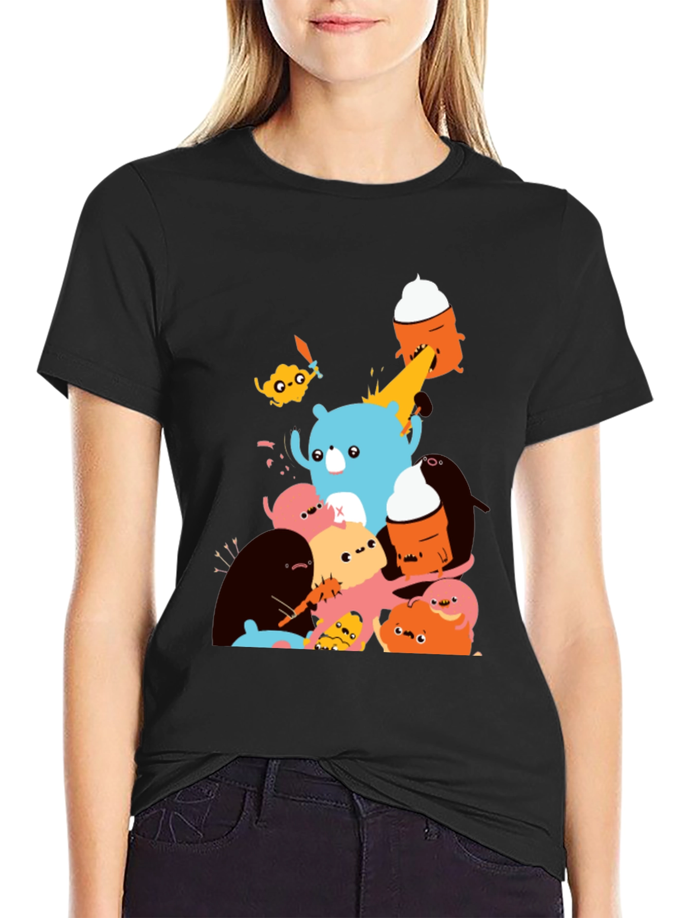 Monster Mash Graphic Tee - Soft Cotton Crew Neck