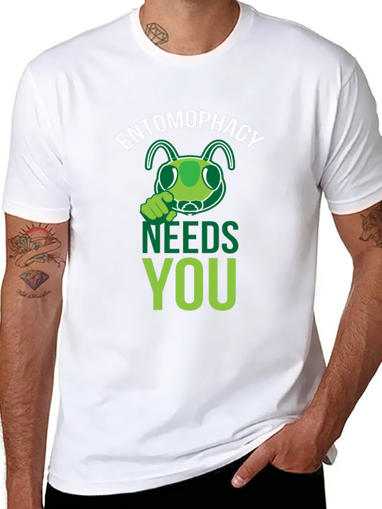 Entomophagy Needs You T-Shirt - Insect Eating Tee