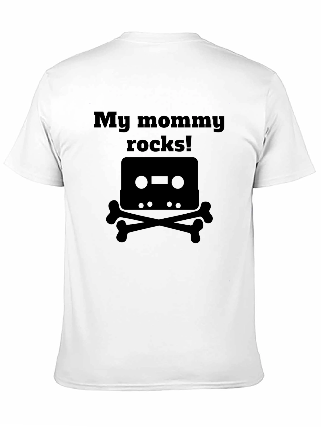 My Mommy Rocks T-Shirt - Cassette & Bones Design