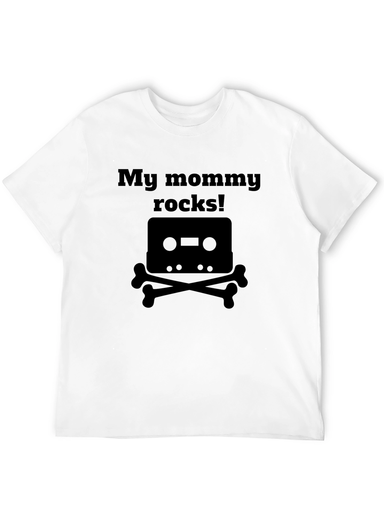 My Mommy Rocks T-Shirt - Cassette & Bones Design