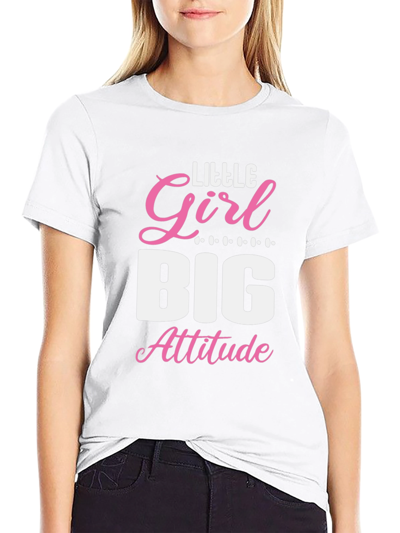 Little Girl Big Attitude Graphic Tee