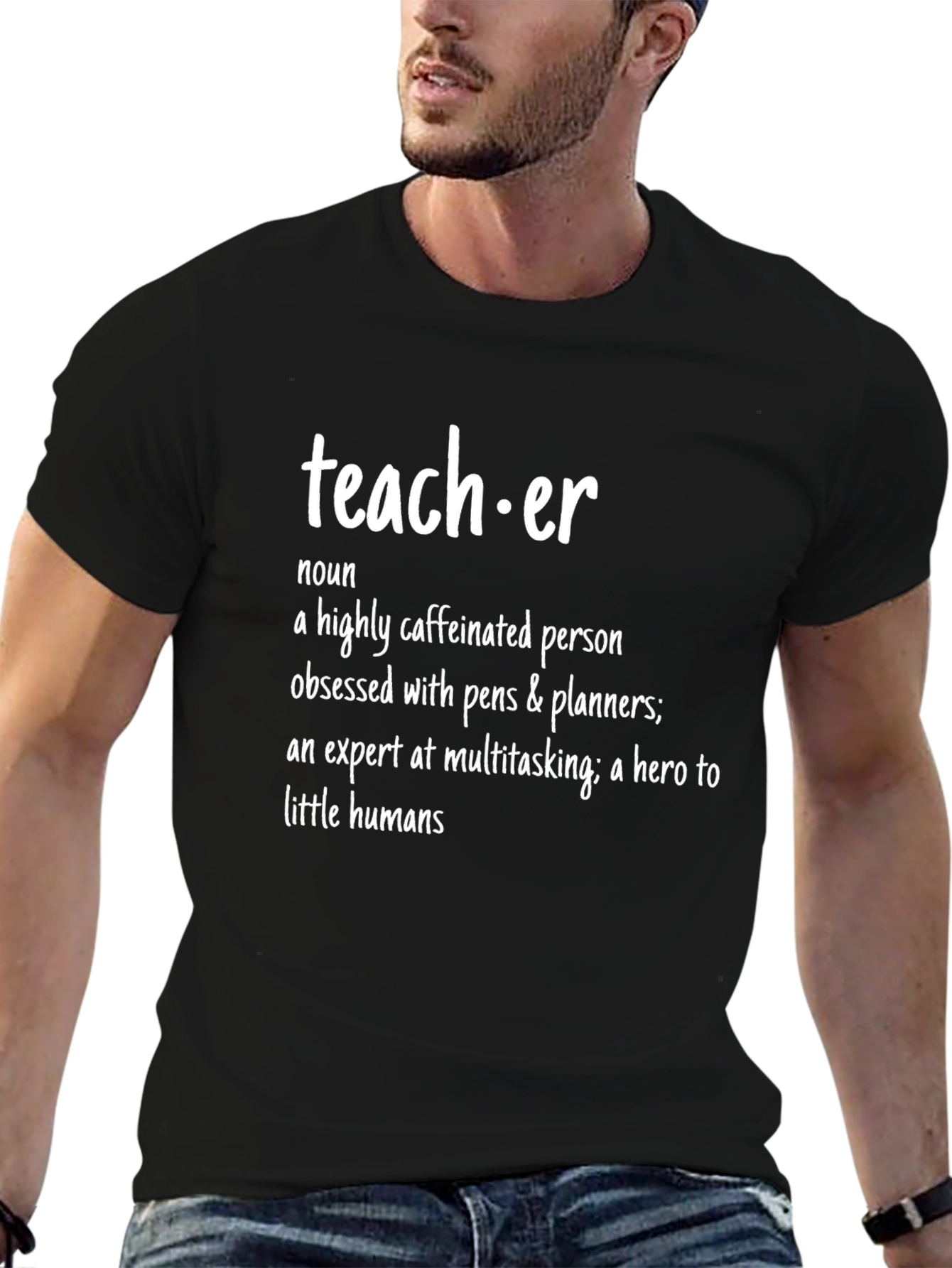 Teacher Definition Graphic T-Shirt