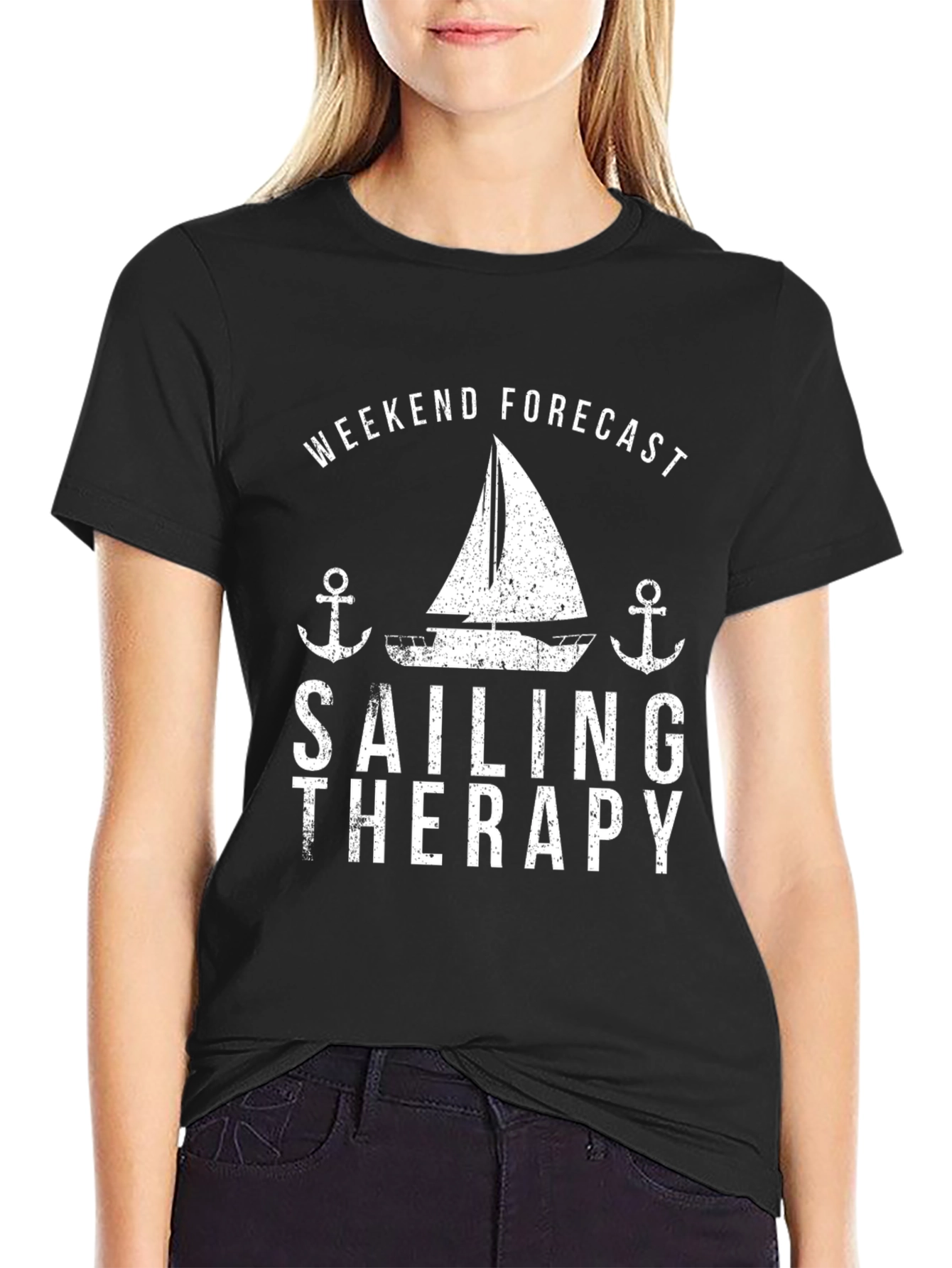 Sailing Therapy T-Shirt - Weekend Forecast Graphic Tee