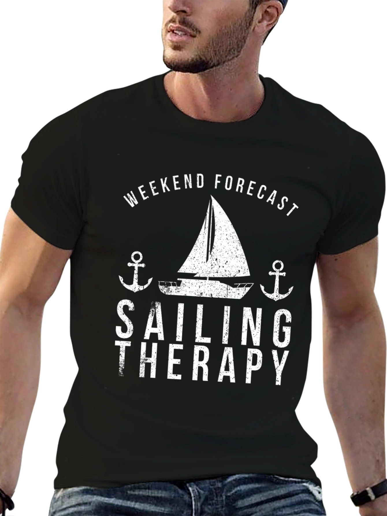 Sailing Therapy T-Shirt - Weekend Forecast Graphic Tee