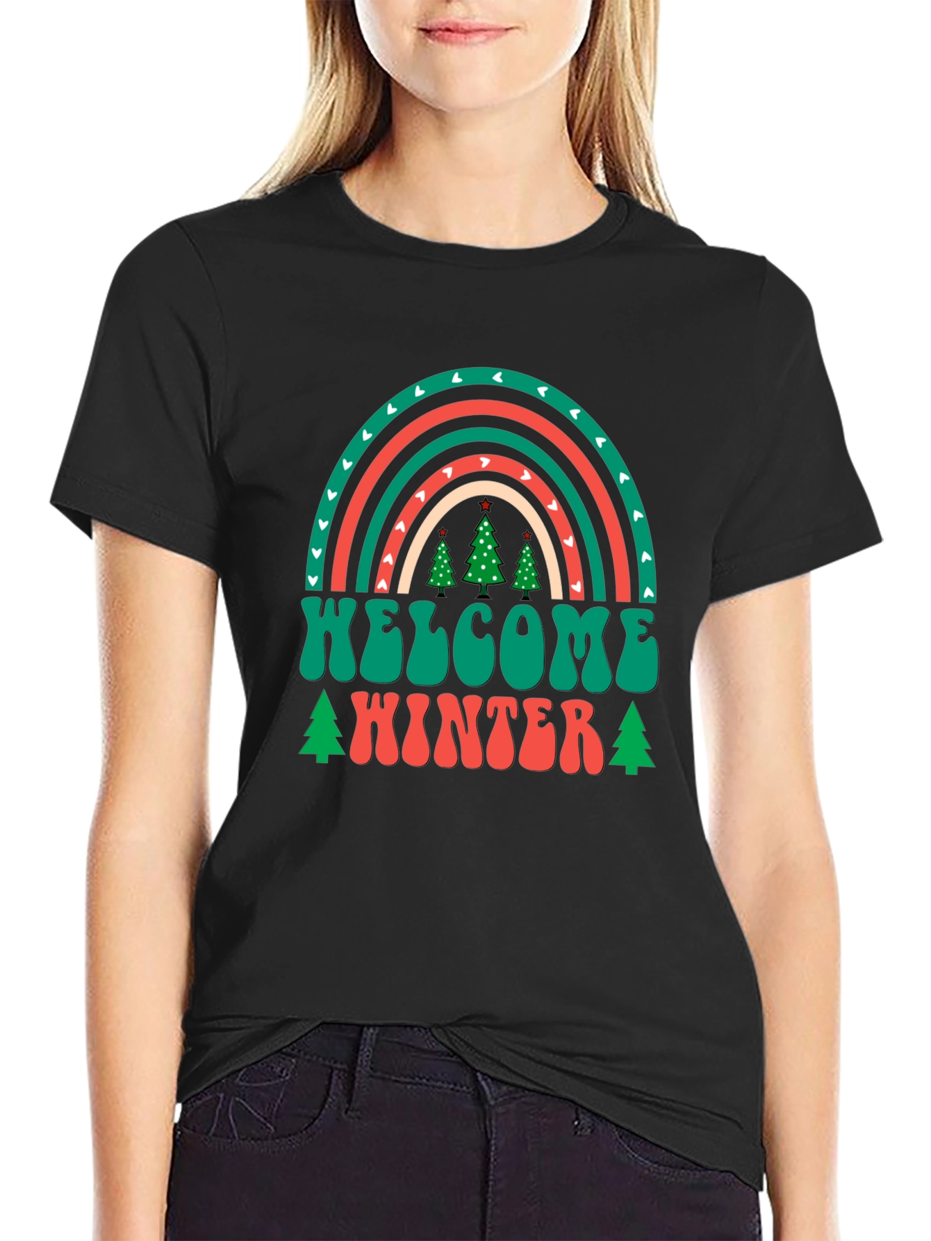 Festive Welcome Winter Graphic Tee