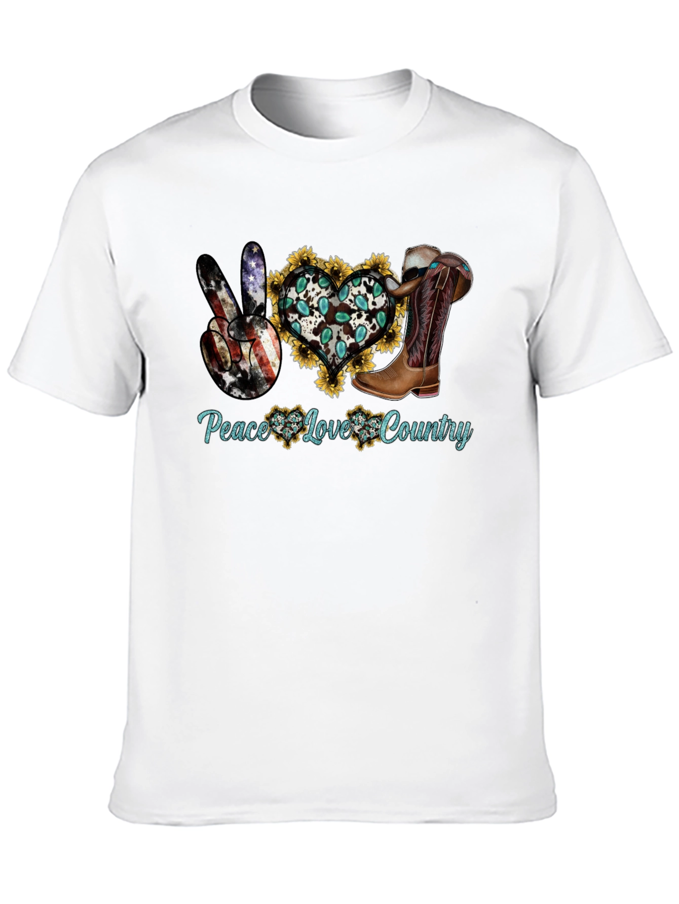 Peace Love Country T-Shirt