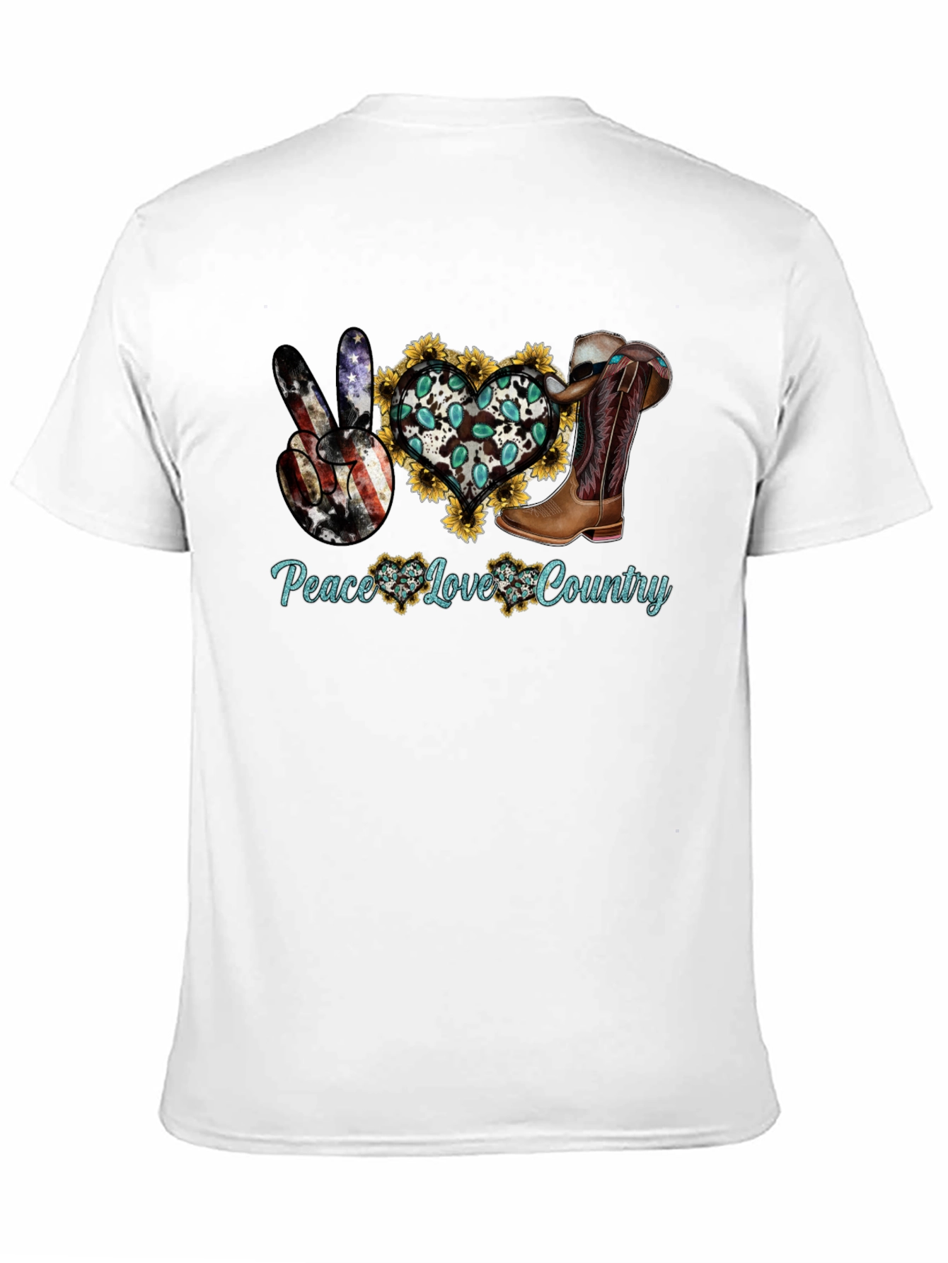 Peace Love Country T-Shirt