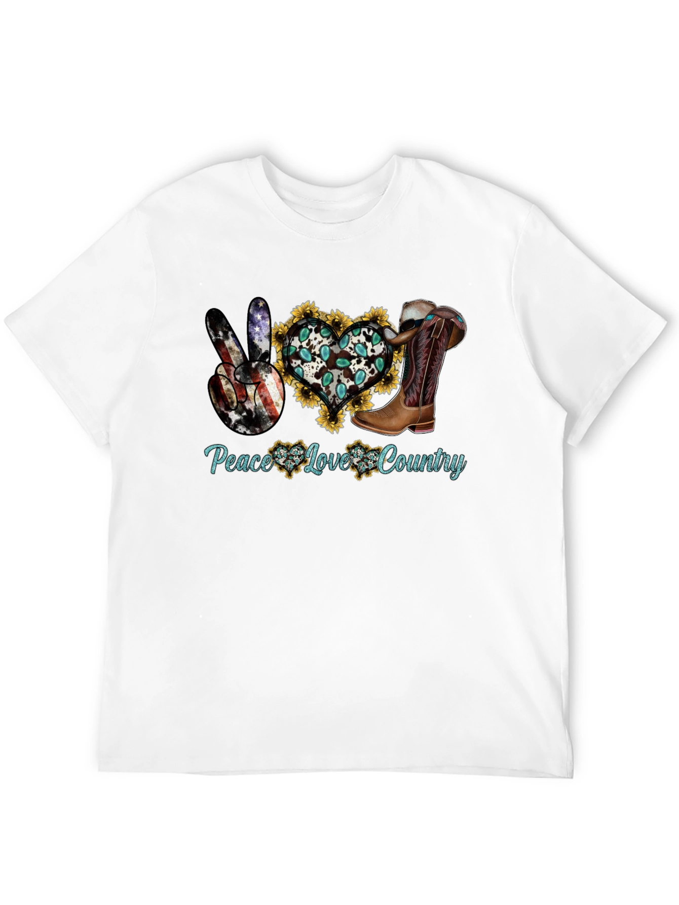 Peace Love Country T-Shirt