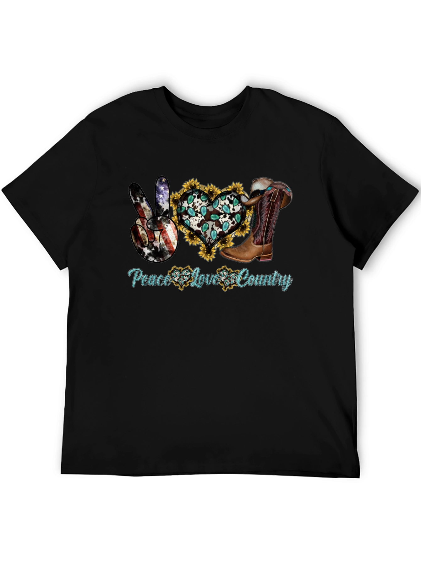 Peace Love Country T-Shirt