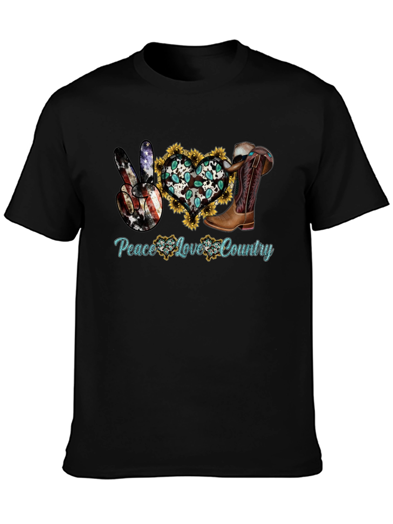Peace Love Country T-Shirt
