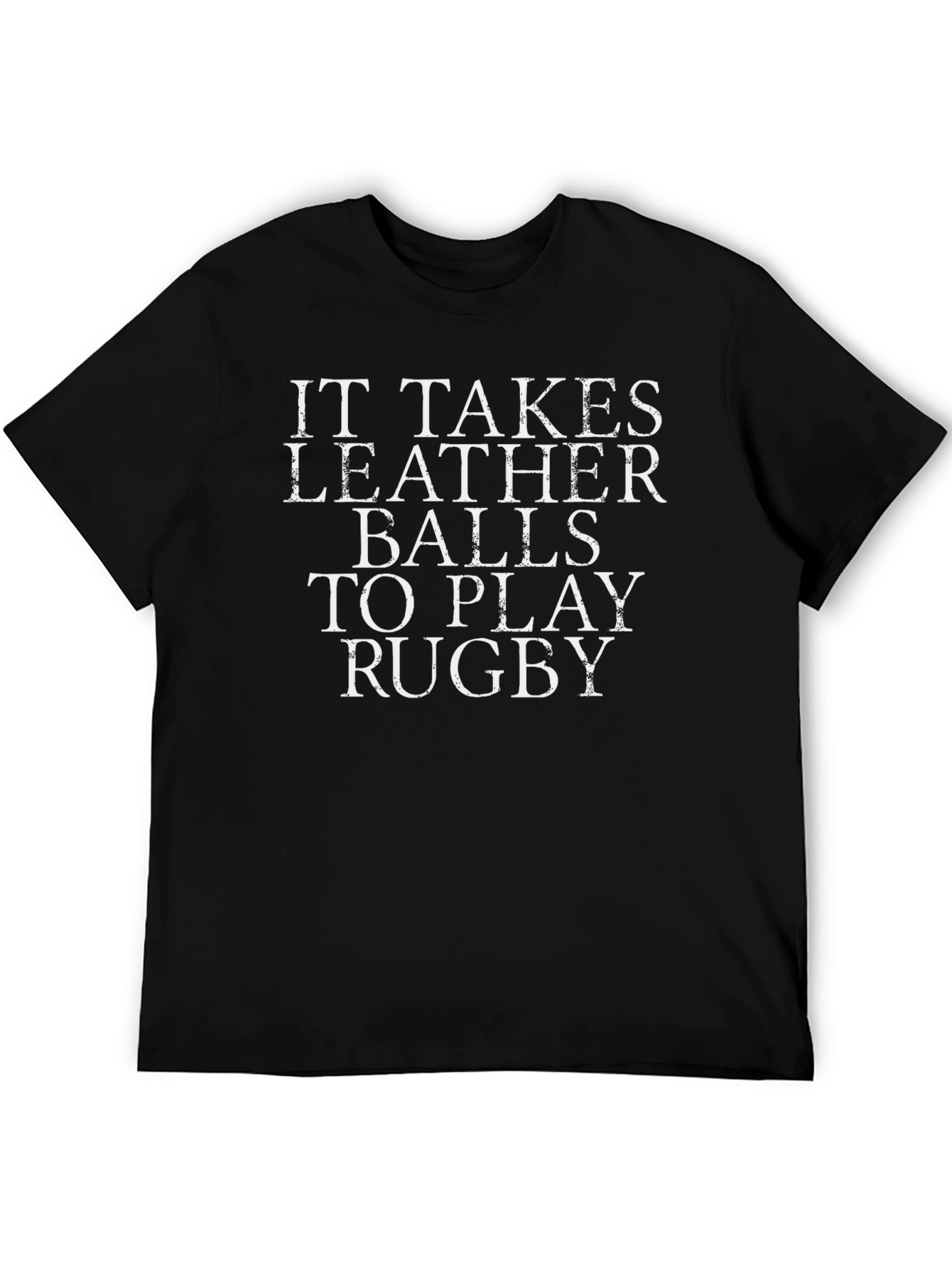 Rugby Leather Balls Graphic Tee - Bold Statement Shirt