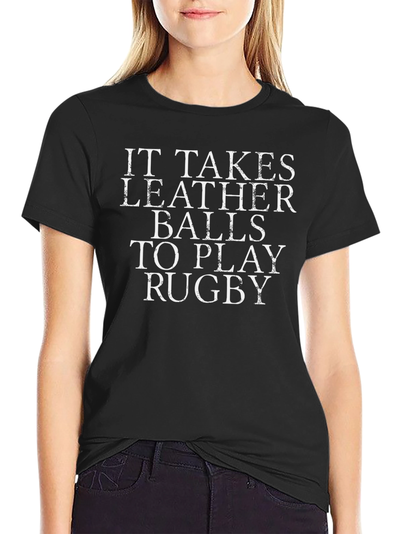 Rugby Leather Balls Graphic Tee - Bold Statement Shirt