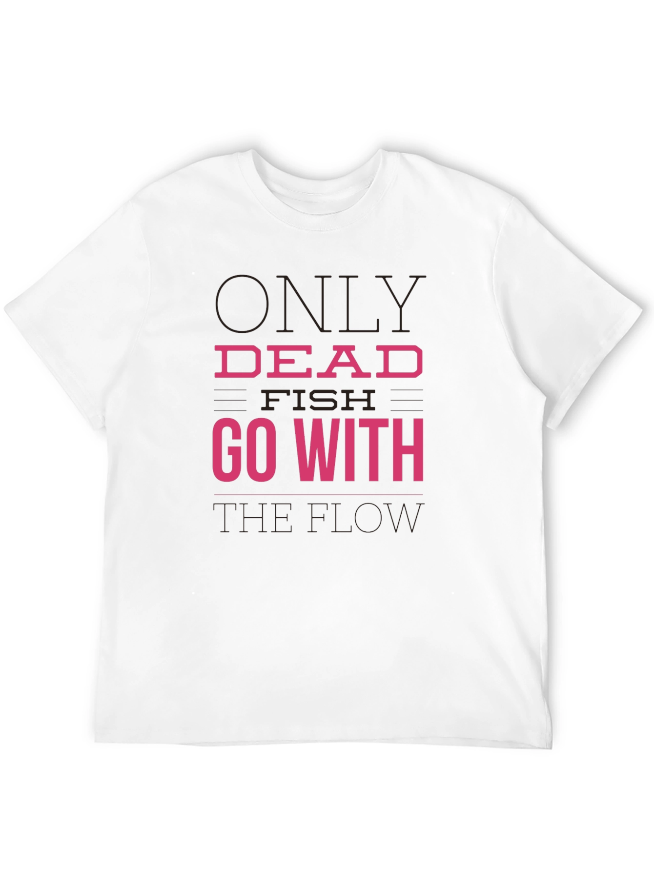Dead Fish Go With The Flow Graphic Tee
