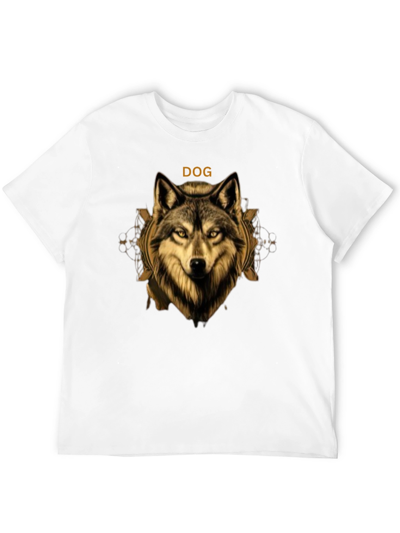 Dog Graphic Print T-Shirt - Stylish Mens Tee