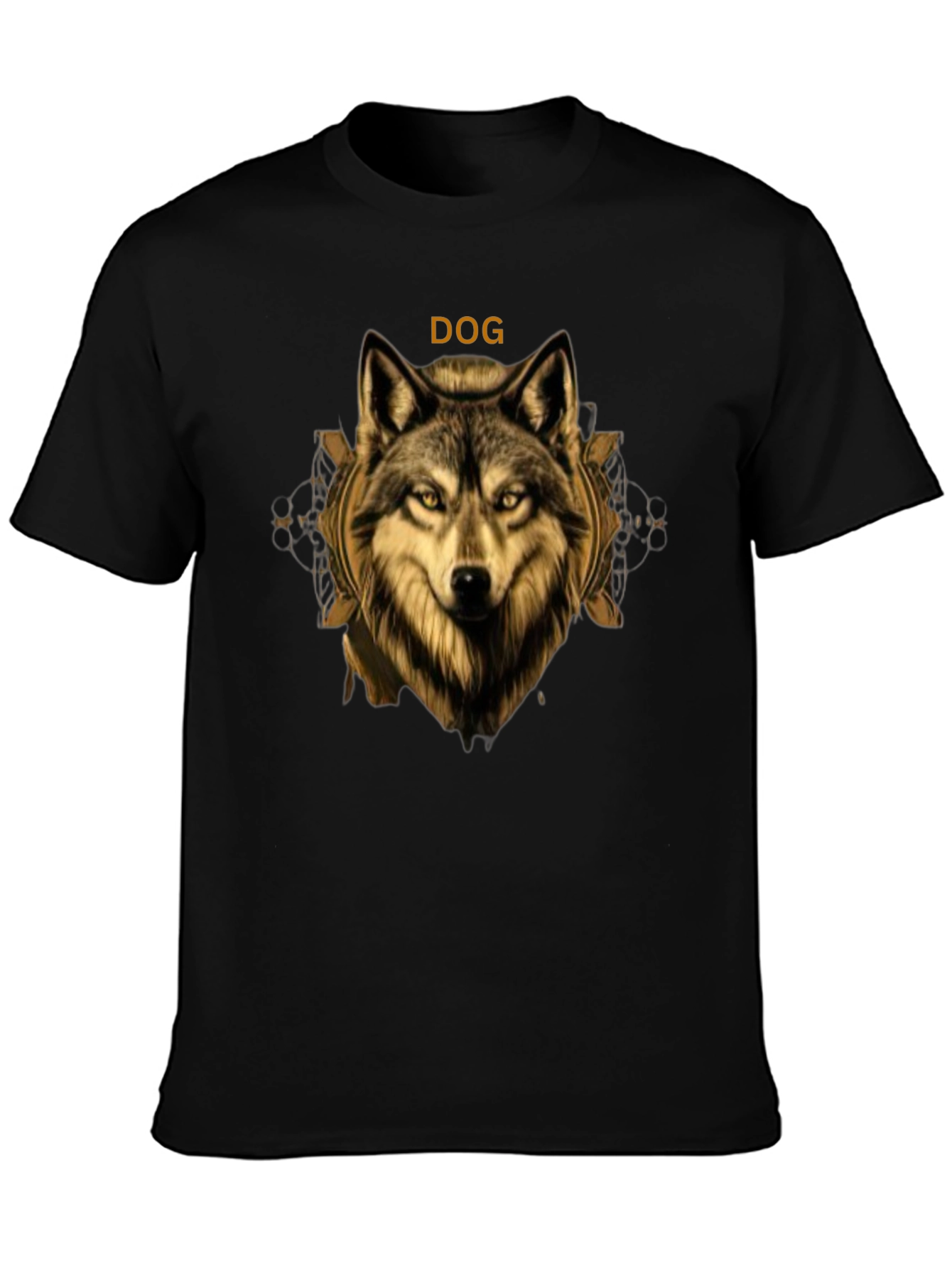 Dog Graphic Print T-Shirt - Stylish Mens Tee