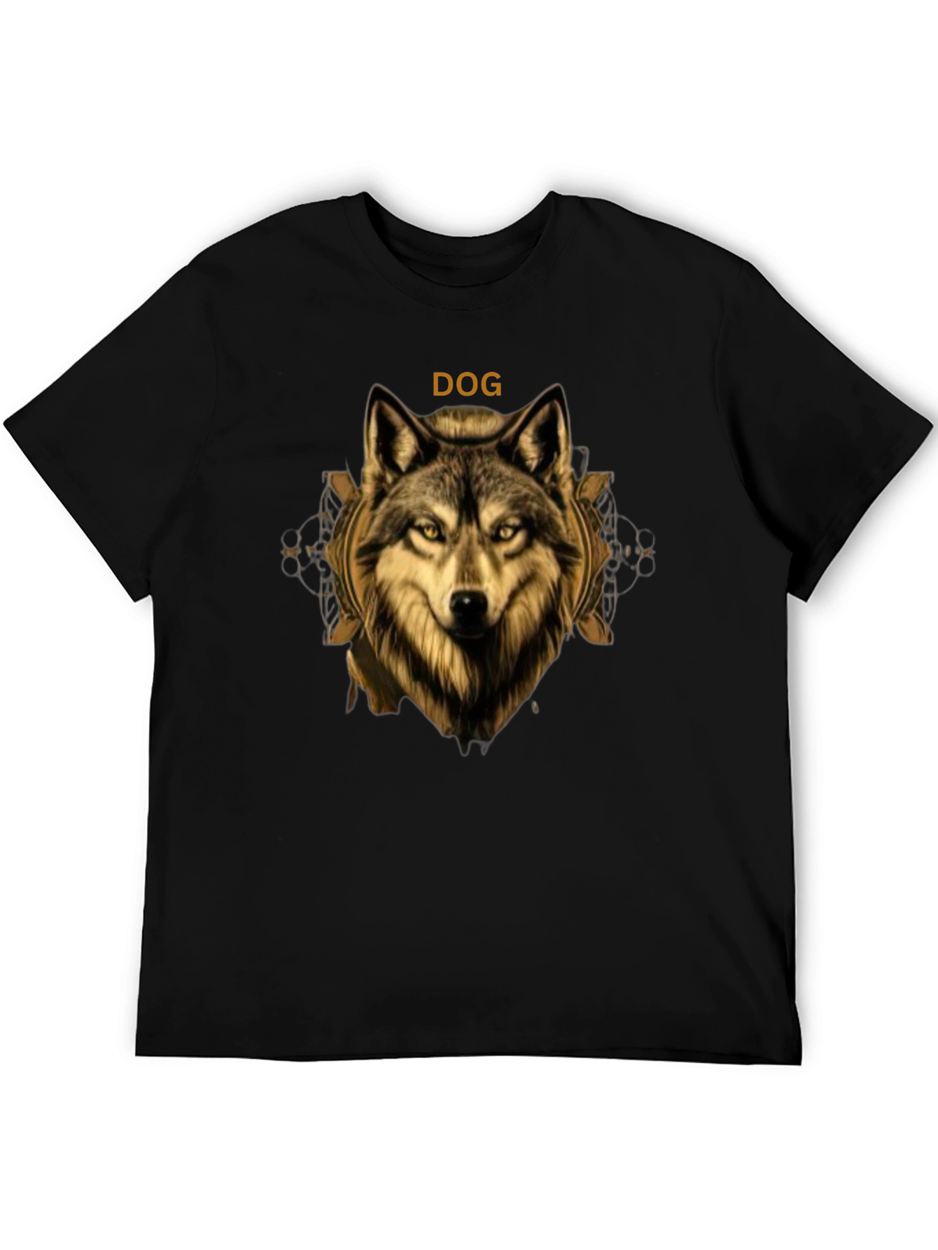 Dog Graphic Print T-Shirt - Stylish Mens Tee