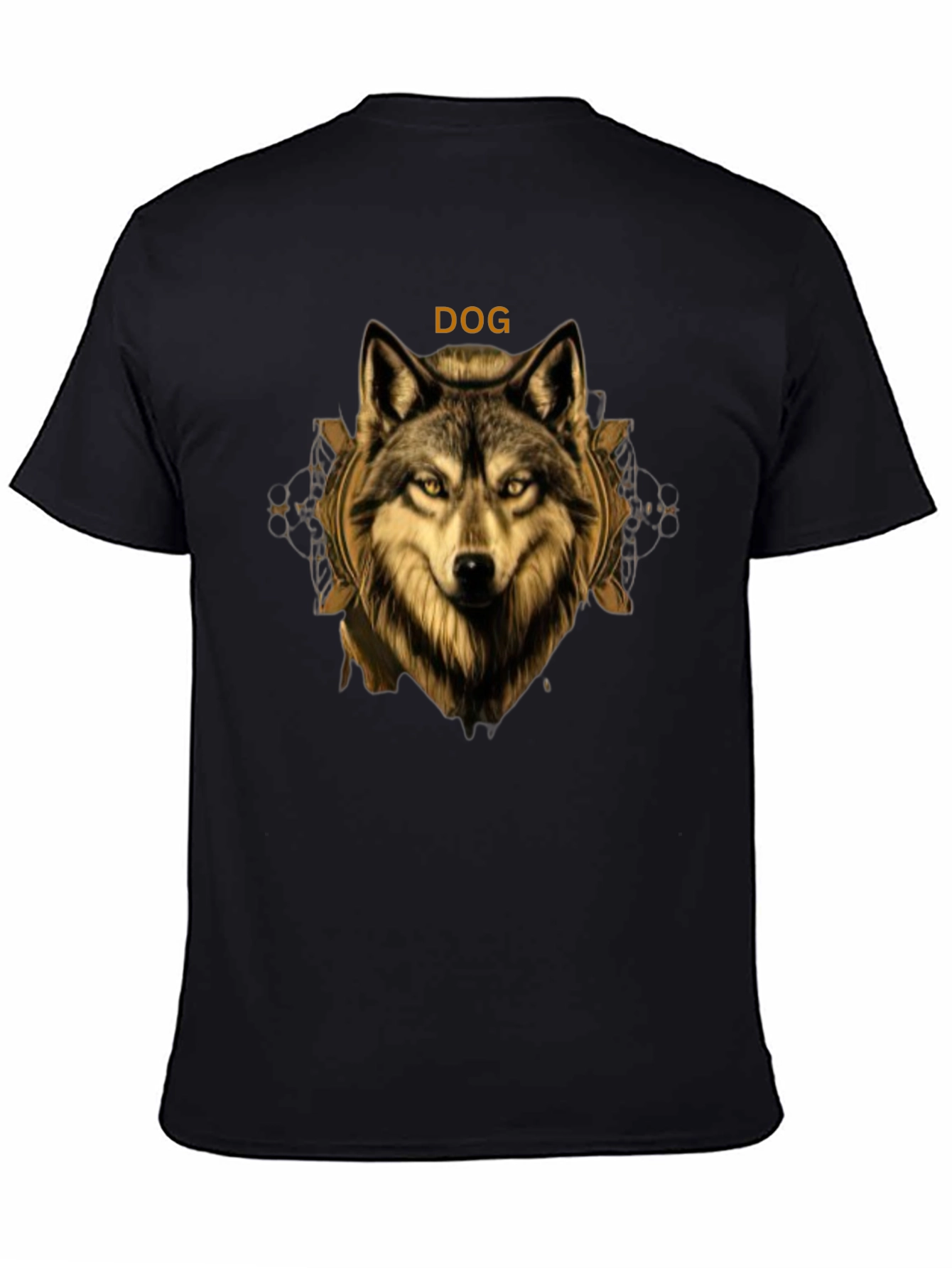 Dog Graphic Print T-Shirt - Stylish Mens Tee