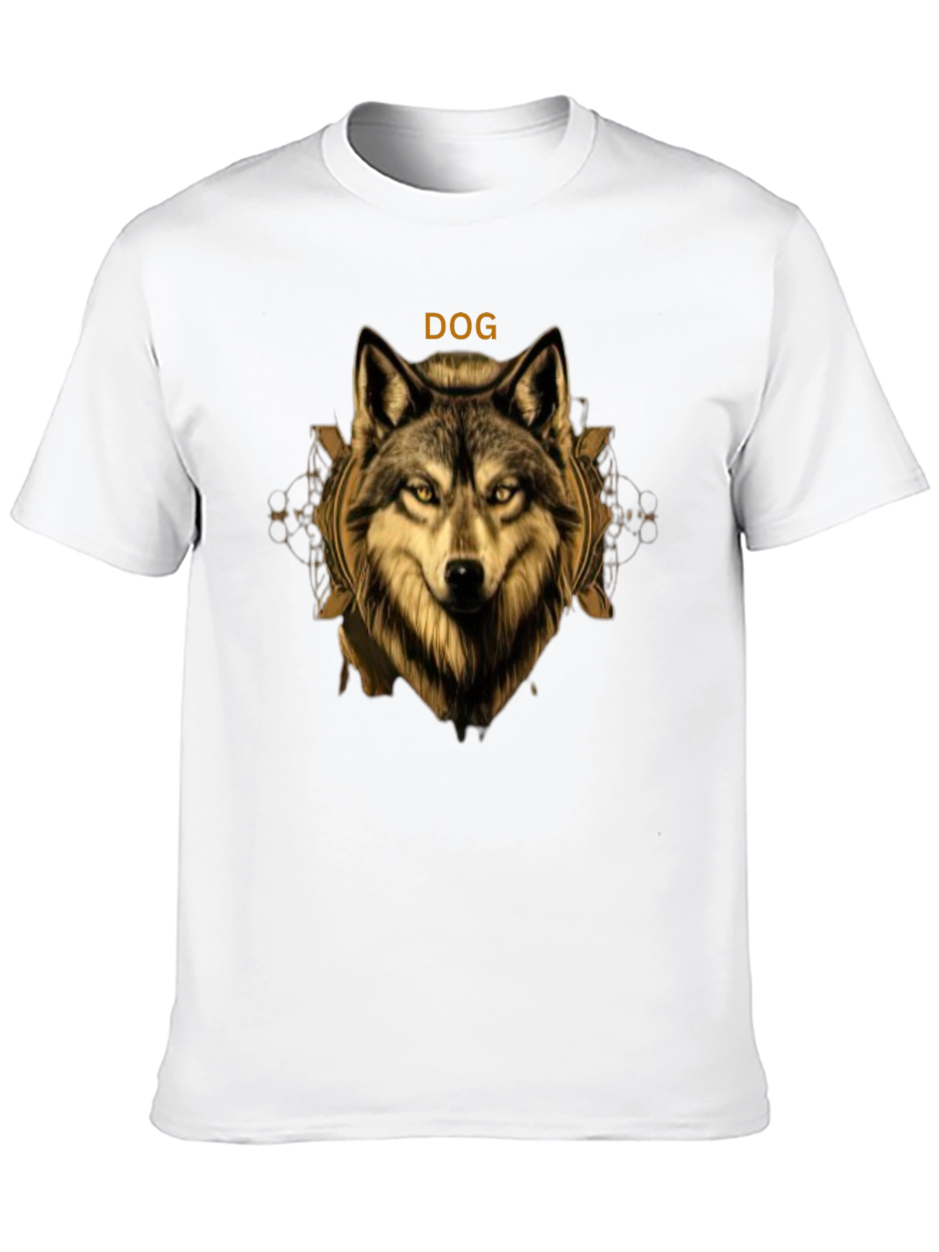 Dog Graphic Print T-Shirt - Stylish Mens Tee