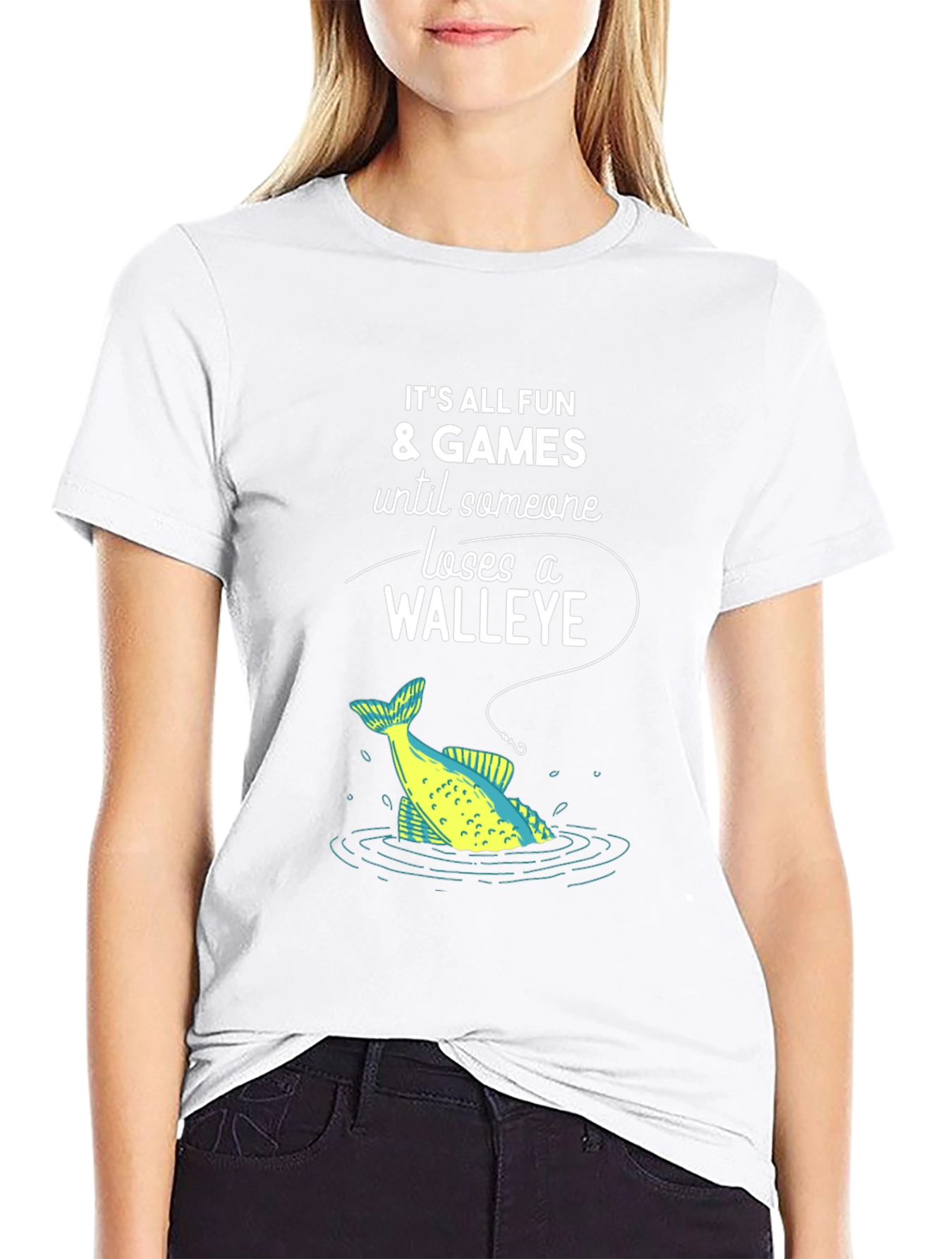 Funny Fishing T-Shirt: Walleye Humor