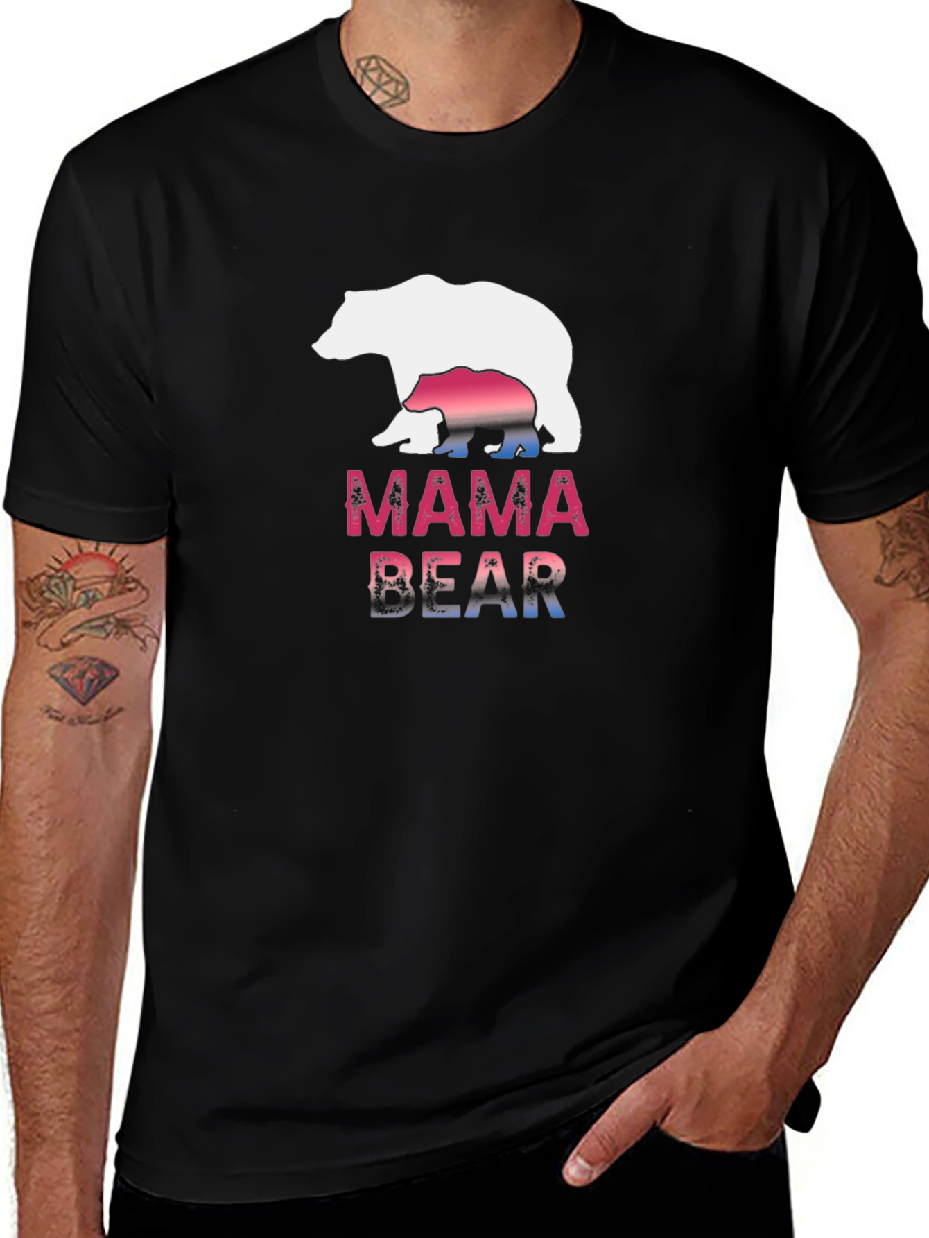 Mama Bear Pride Graphic T-Shirt