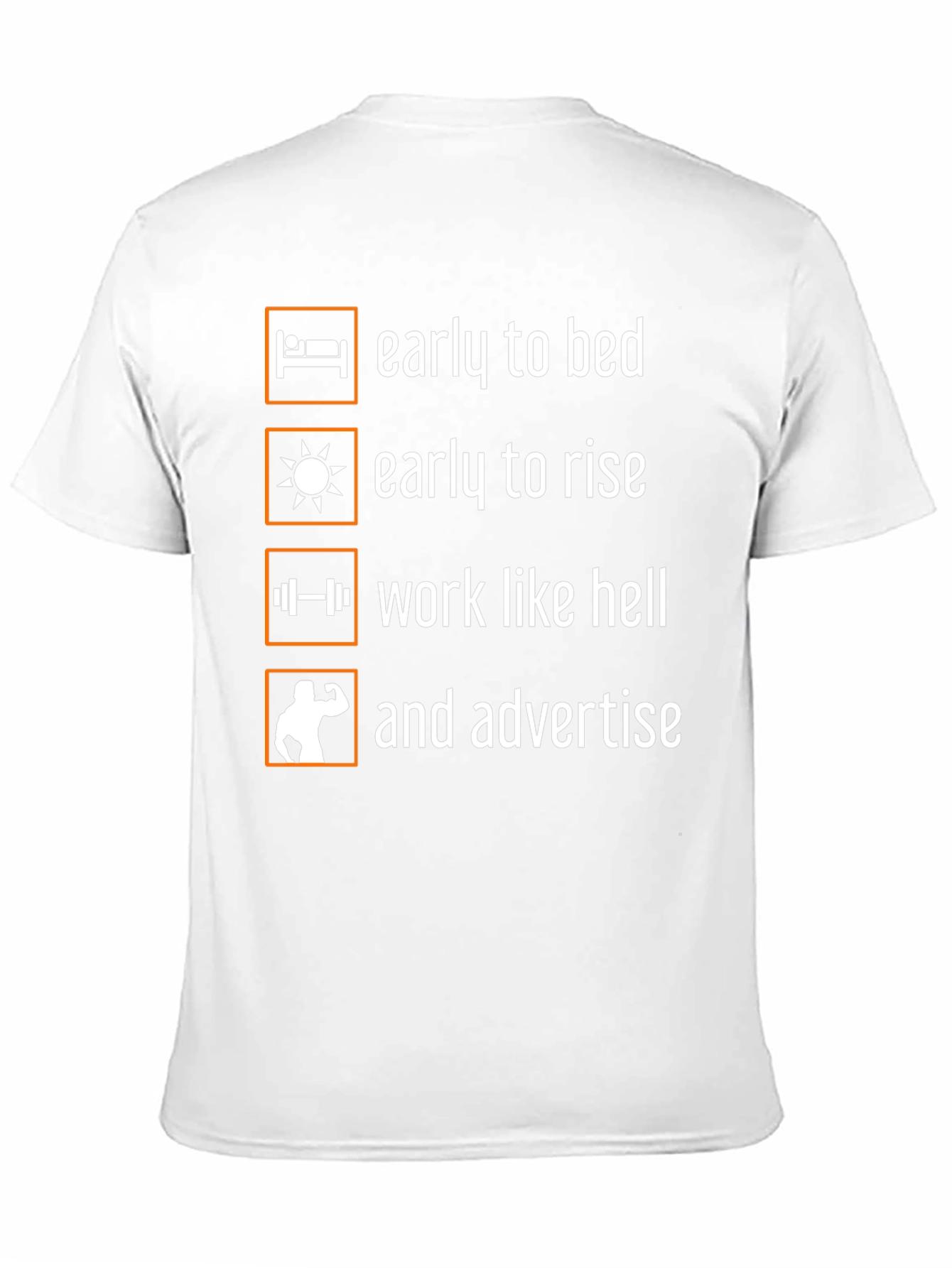 Early to Bed Fitness T-Shirt