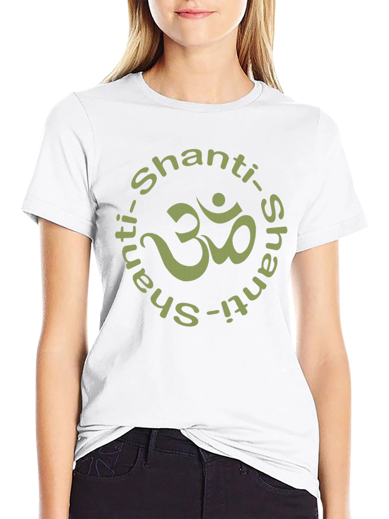 Shanti Om Symbol T-Shirt - Black