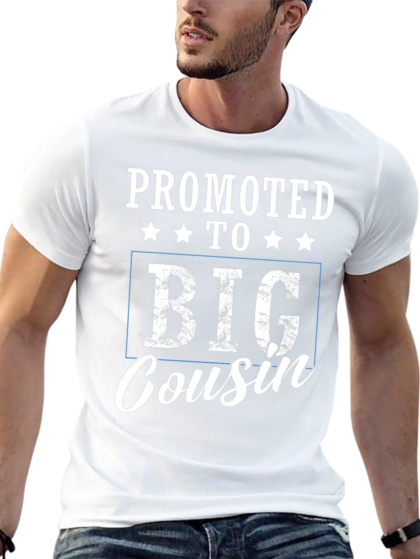 Promoted to Big Cousin Black T-Shirt