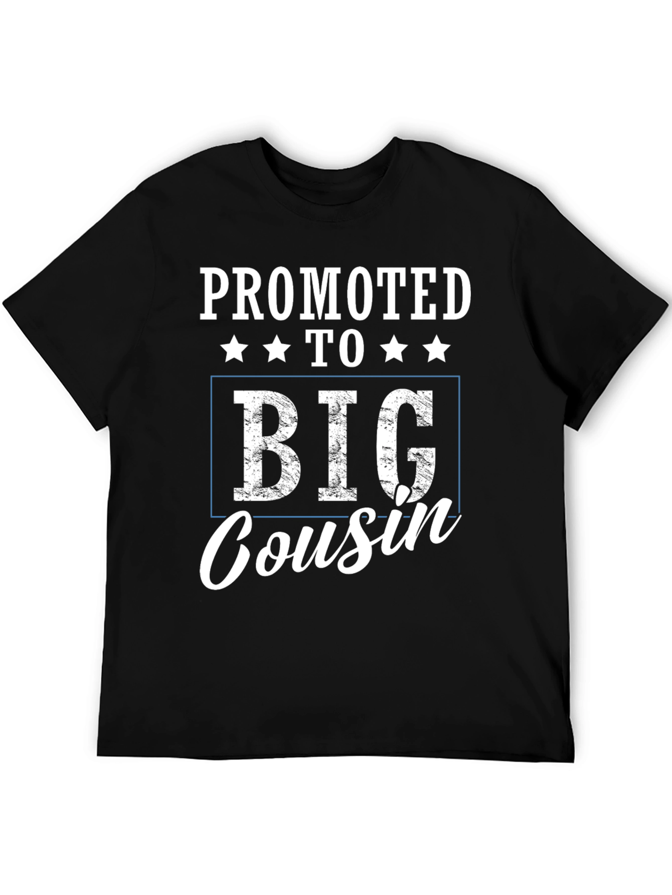 Promoted to Big Cousin Black T-Shirt