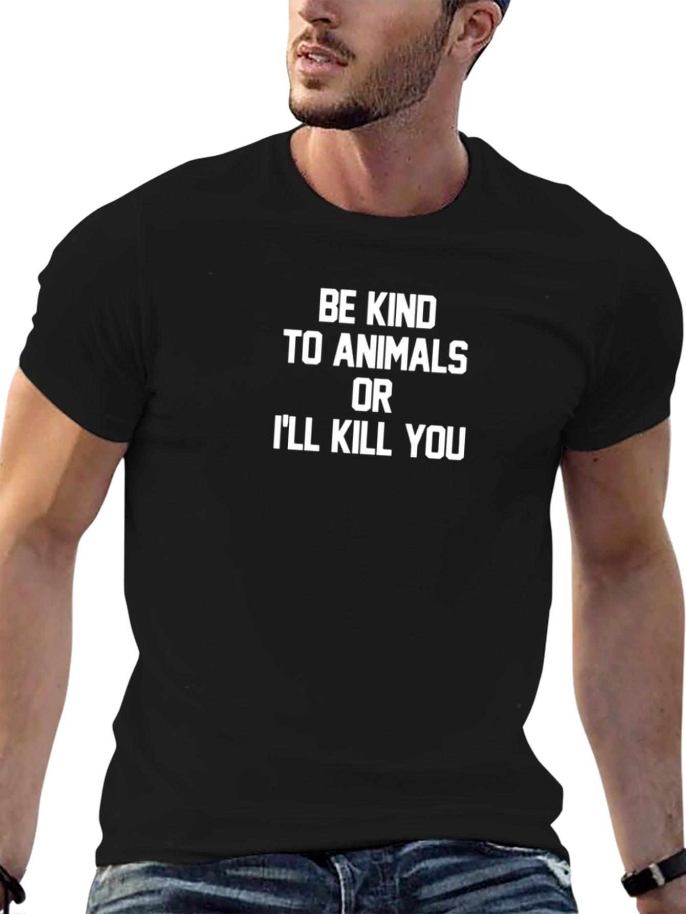 Be Kind to Animals T-Shirt Funny Animal Lover Tee