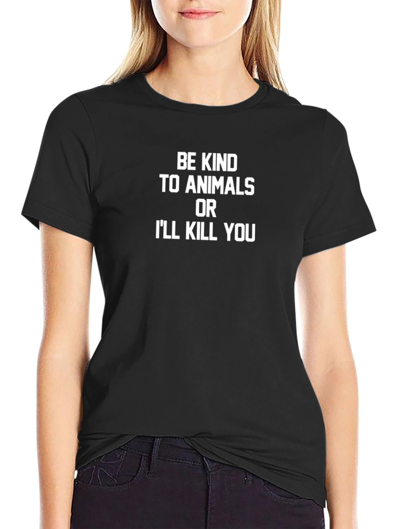Be Kind to Animals T-Shirt Funny Animal Lover Tee