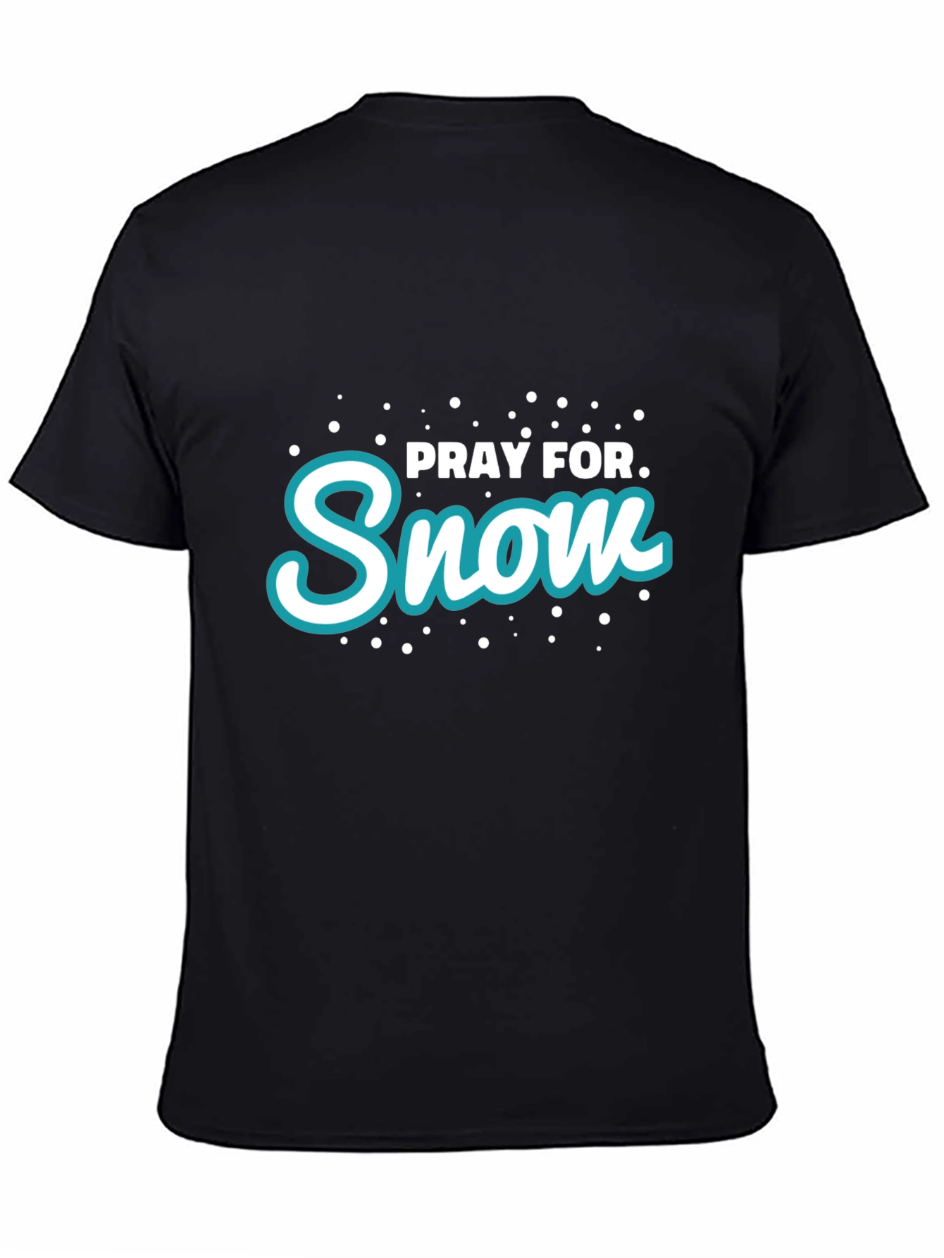 Pray for Snow Graphic Tee - Winter Fun