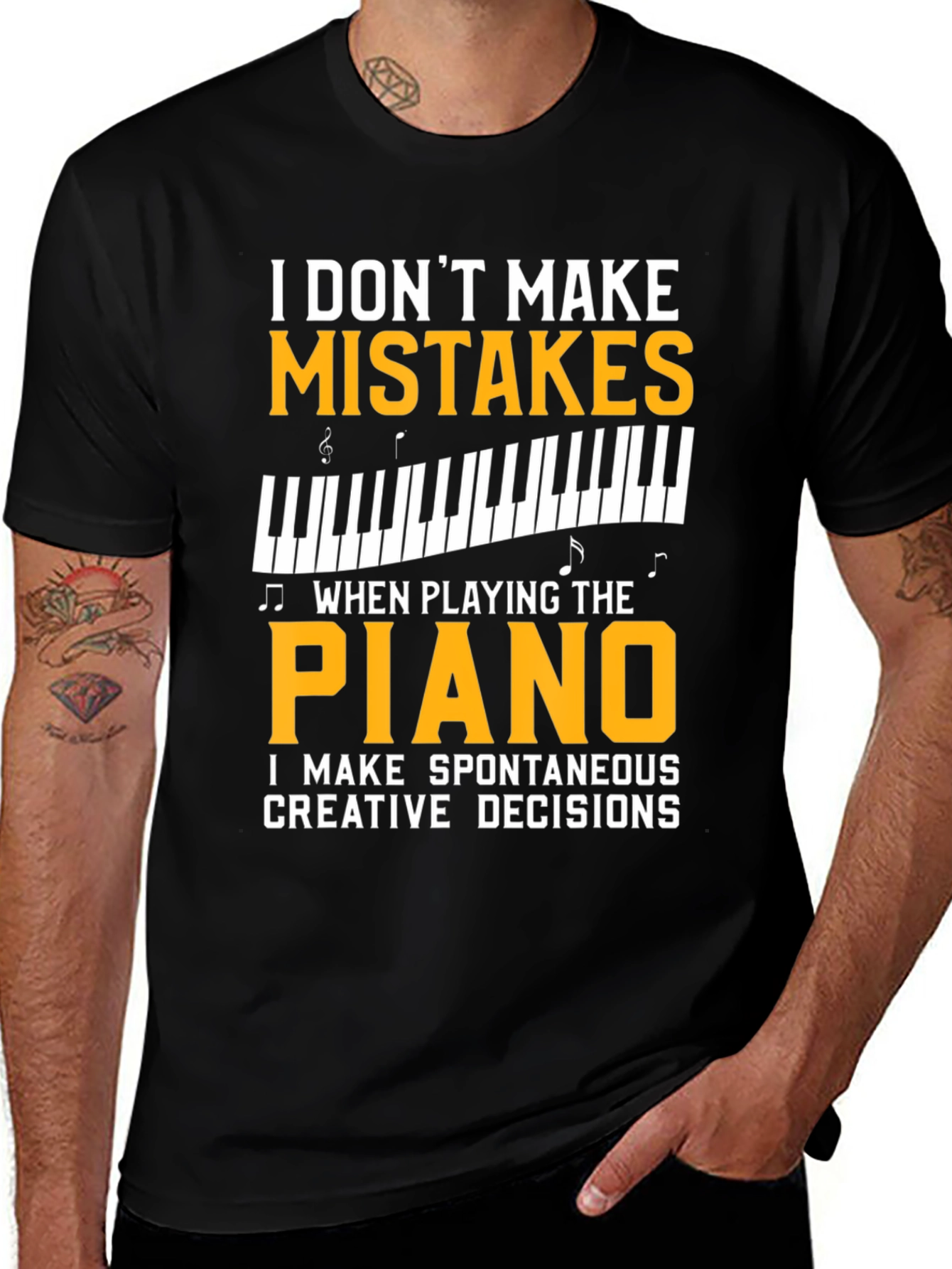 Funny Piano Player T-Shirt