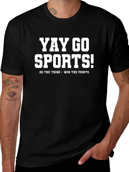 Yay Go Sports! Novelty Graphic T-Shirt
