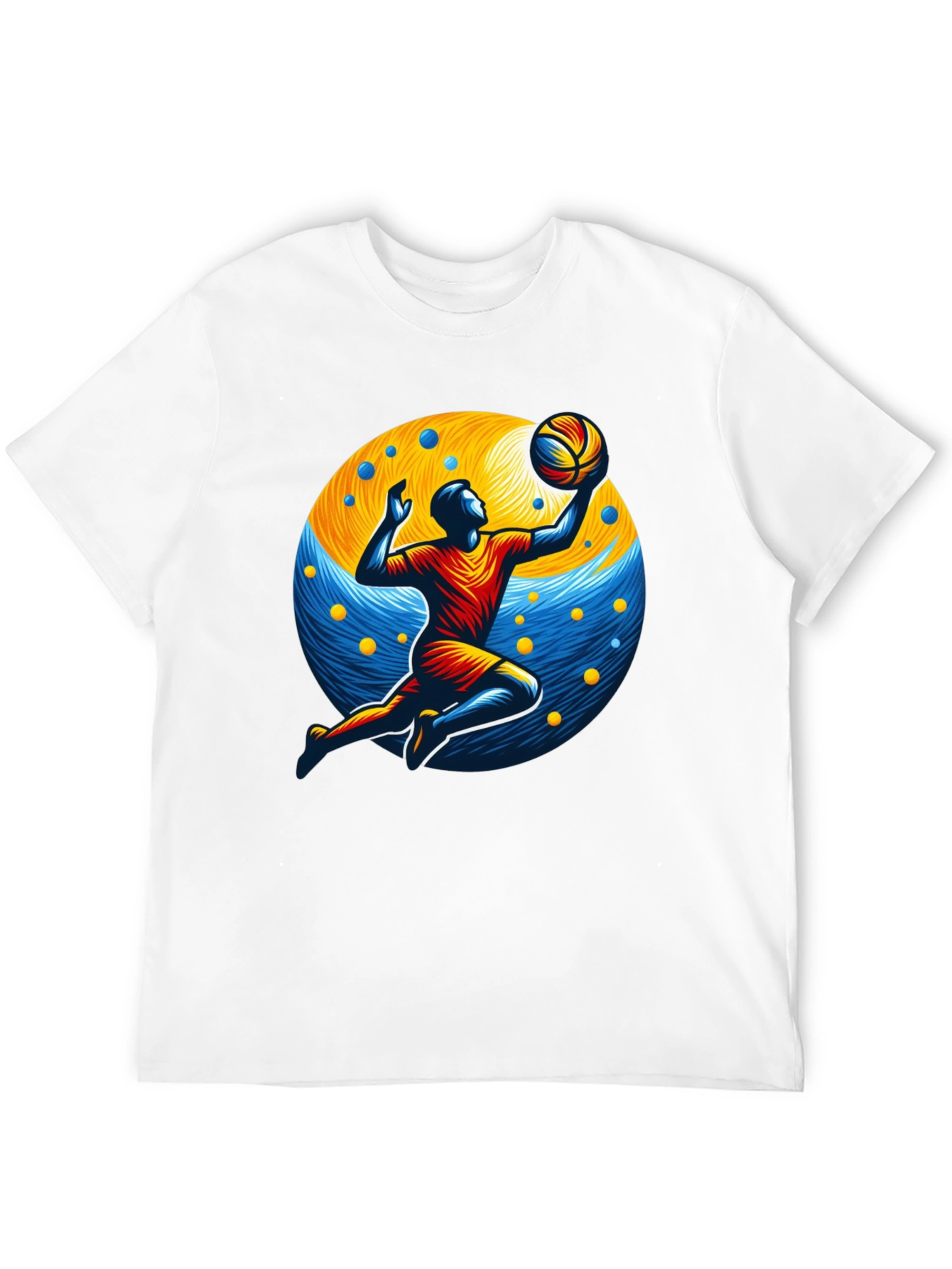 Volleyball Player Graphic T-Shirt
