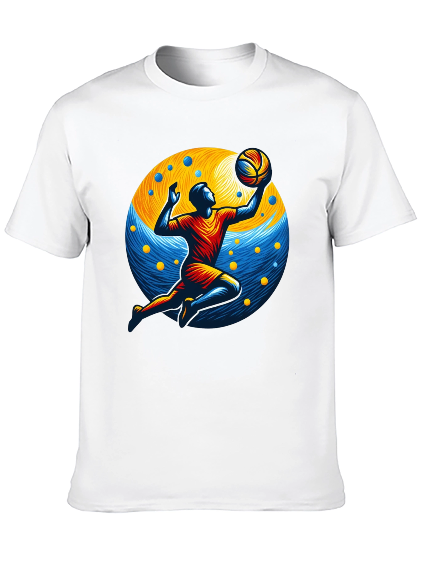 Volleyball Player Graphic T-Shirt