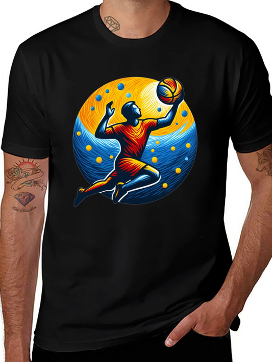 Volleyball Player Graphic T-Shirt