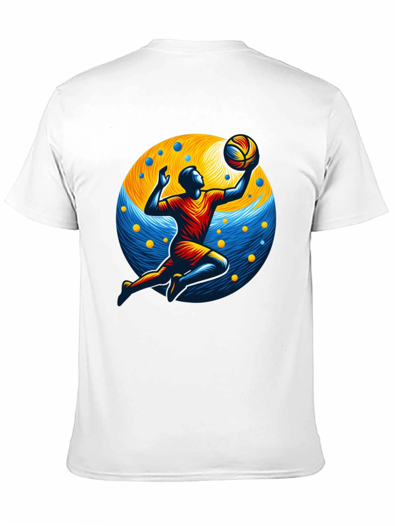 Volleyball Player Graphic T-Shirt
