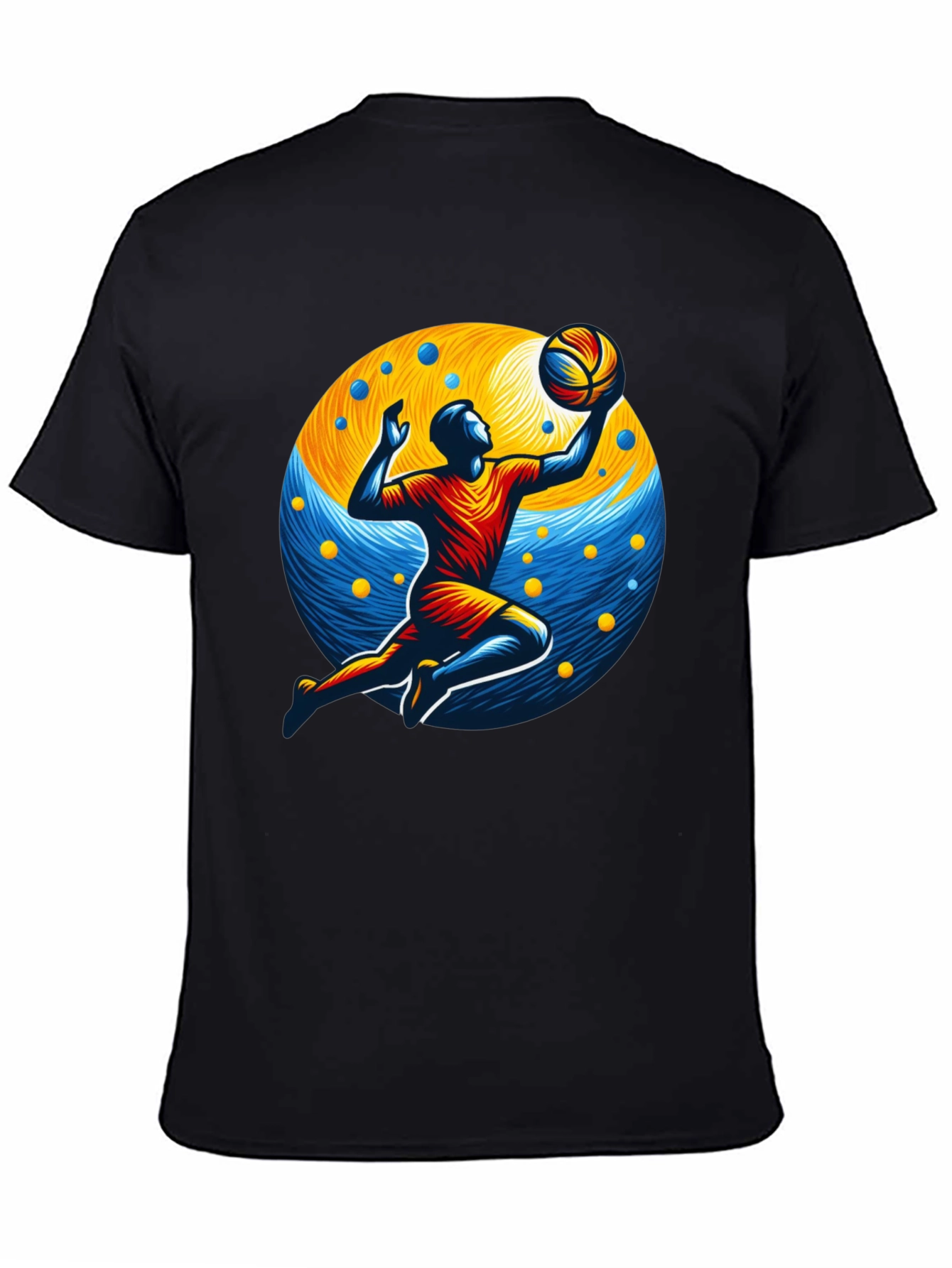 Volleyball Player Graphic T-Shirt