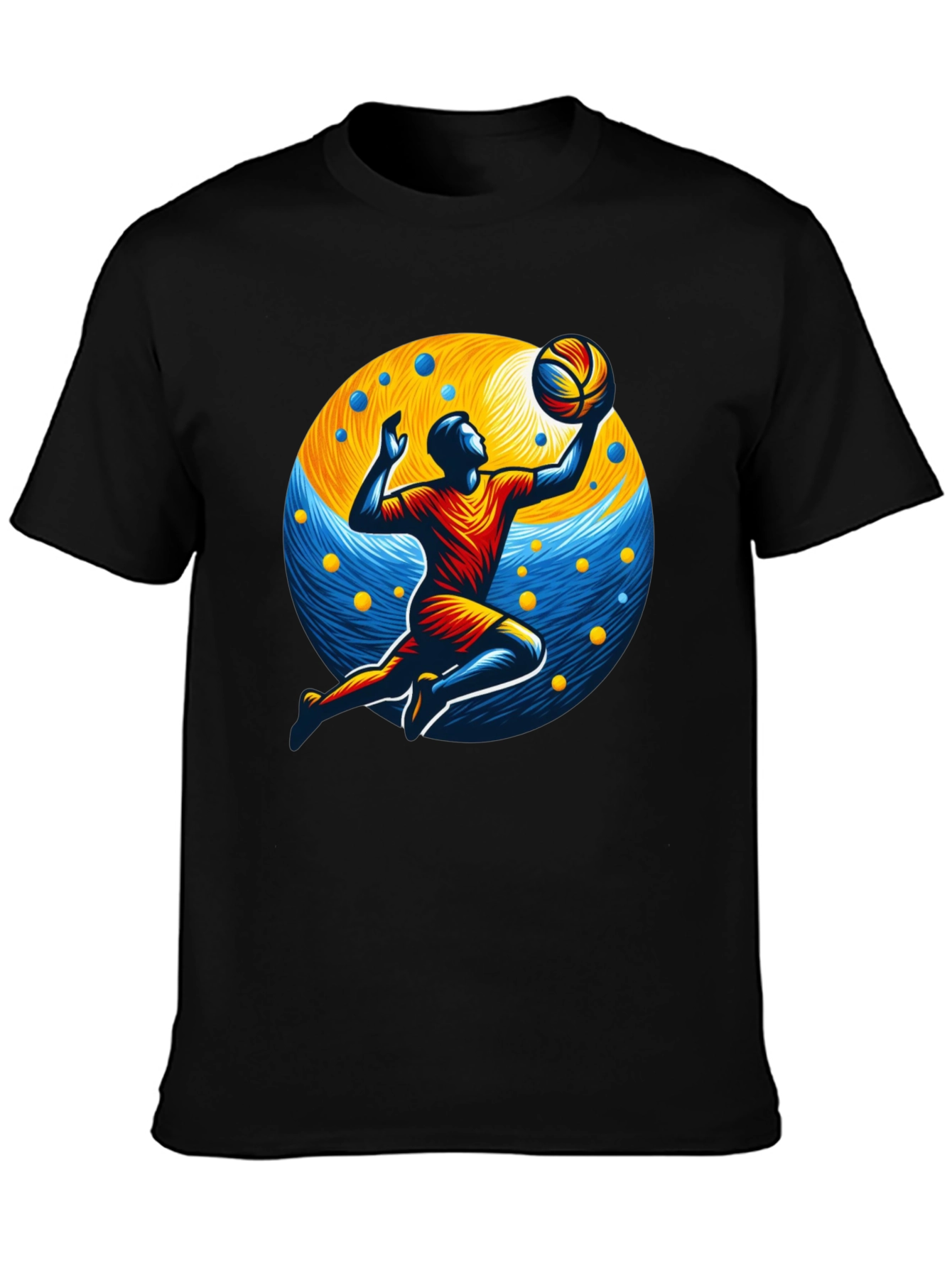 Volleyball Player Graphic T-Shirt