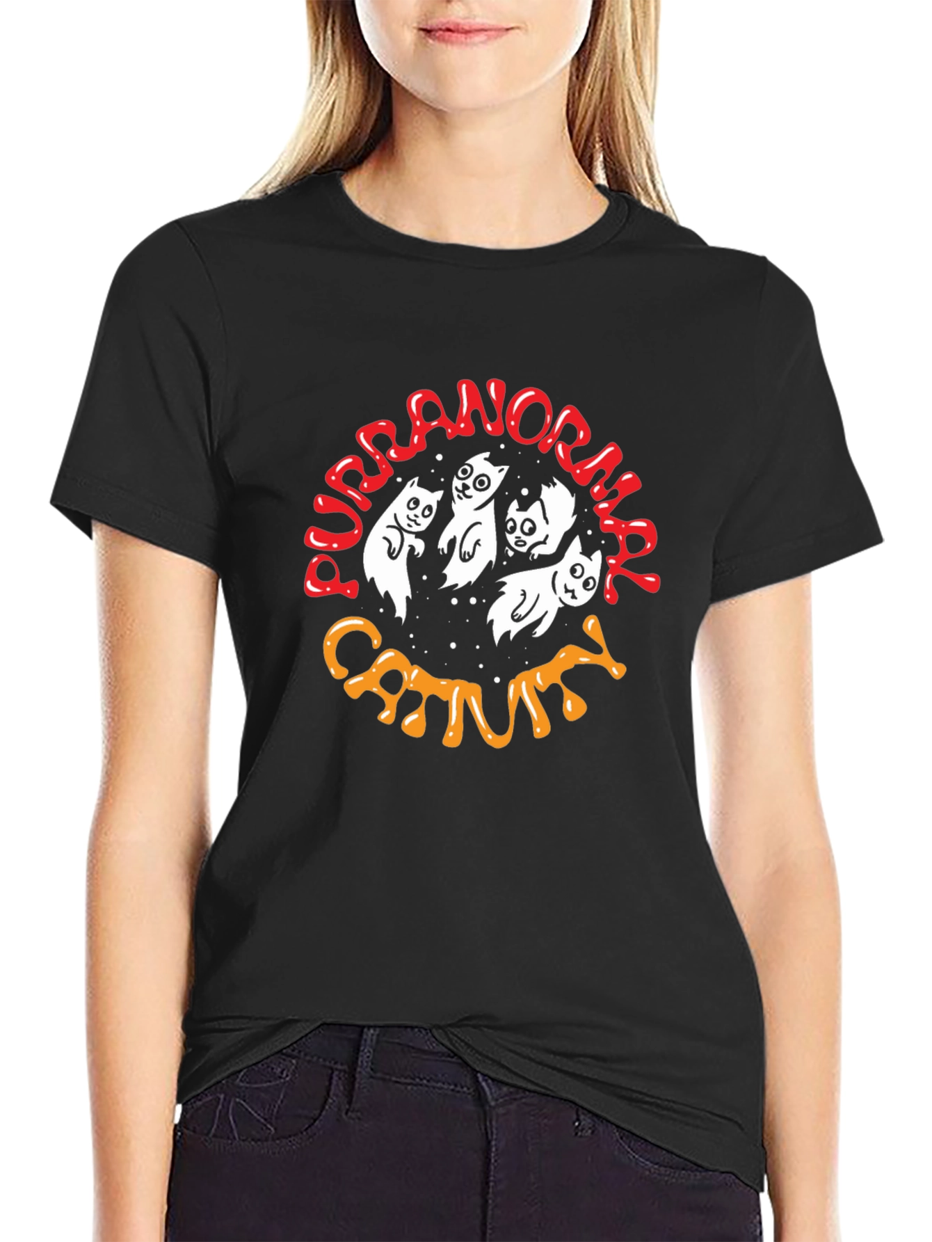 Purranormal Cativity Black T-Shirt