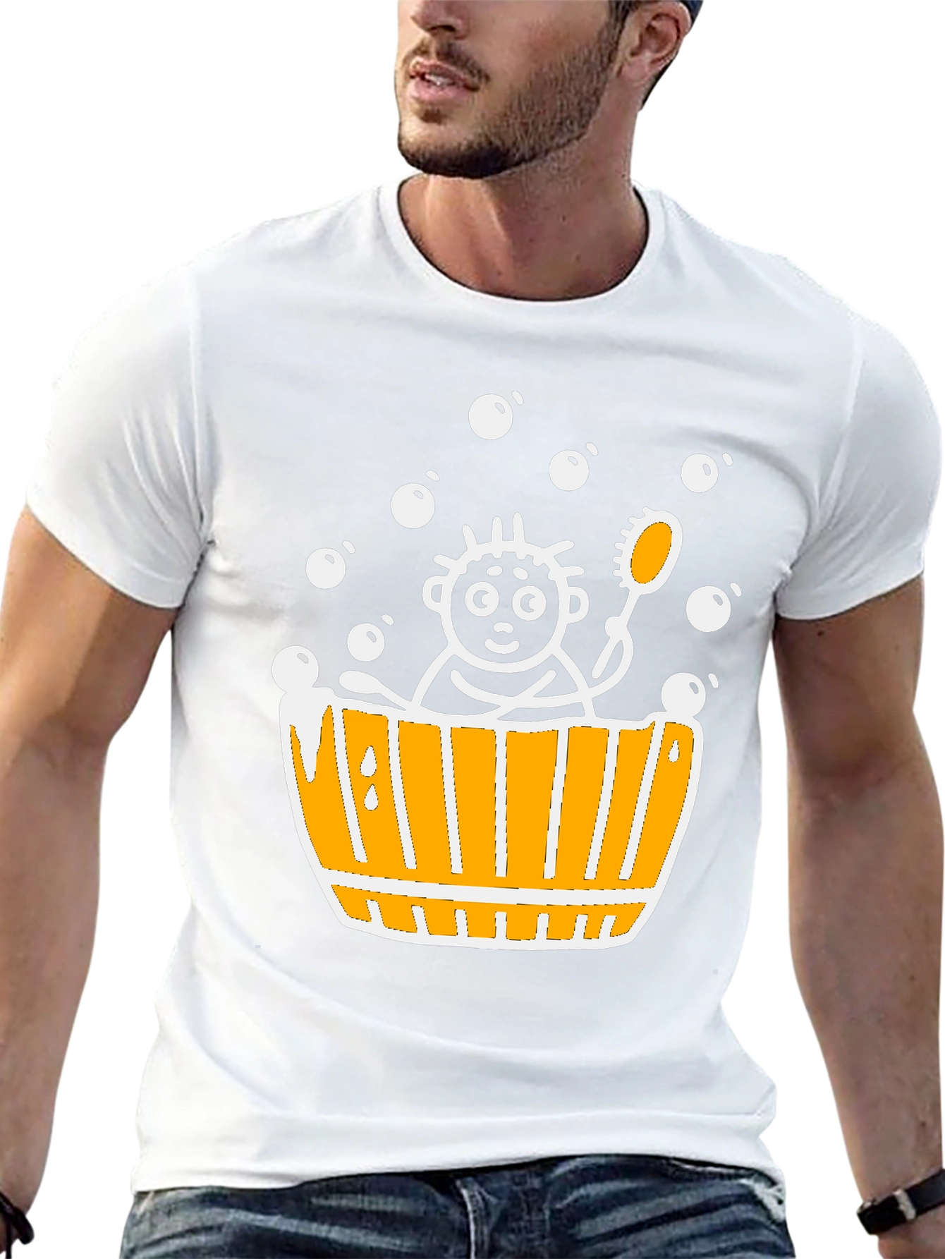 Cute Baby Bath T-Shirt