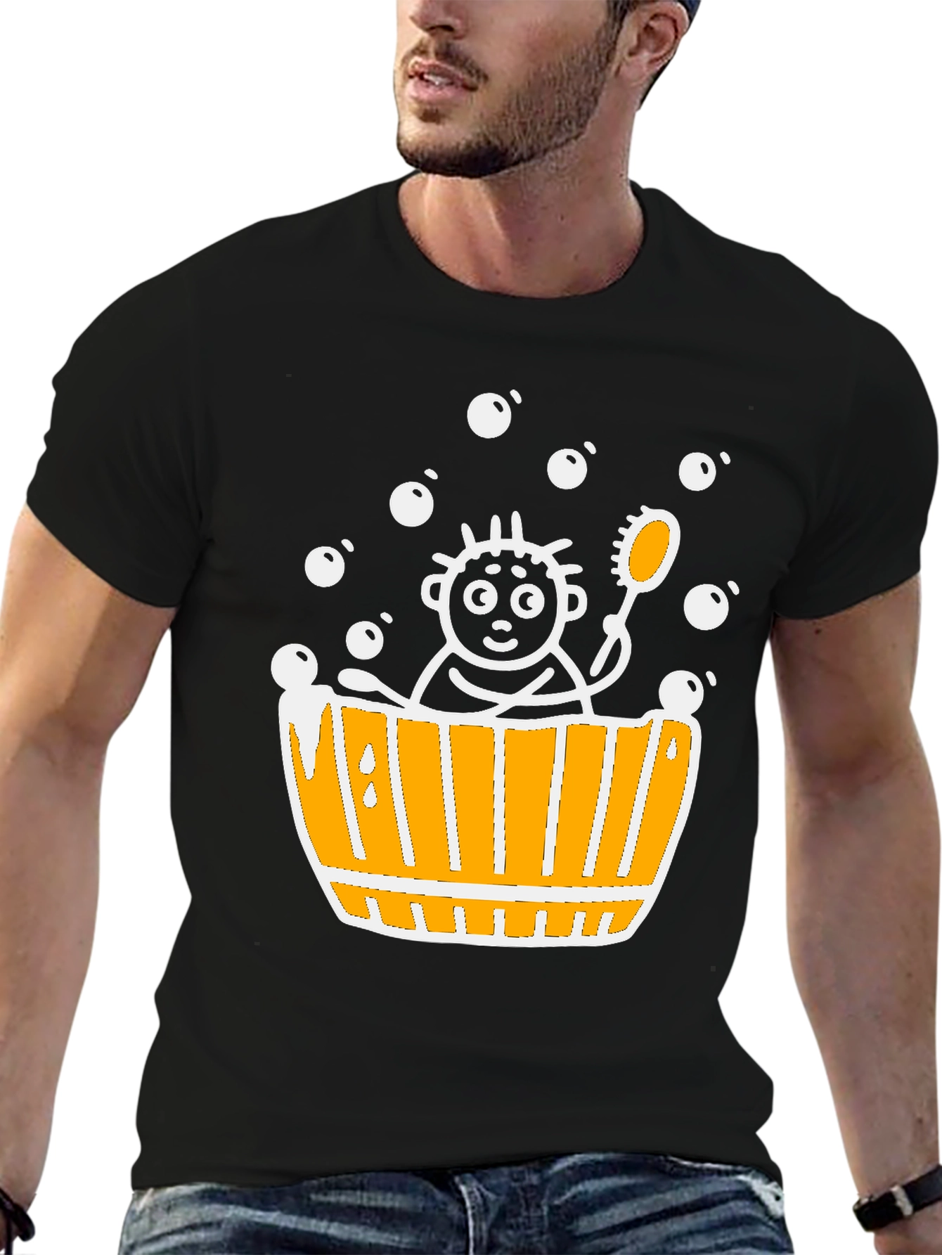 Cute Baby Bath T-Shirt