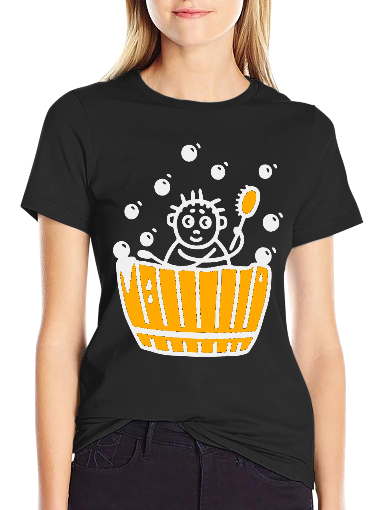 Cute Baby Bath T-Shirt